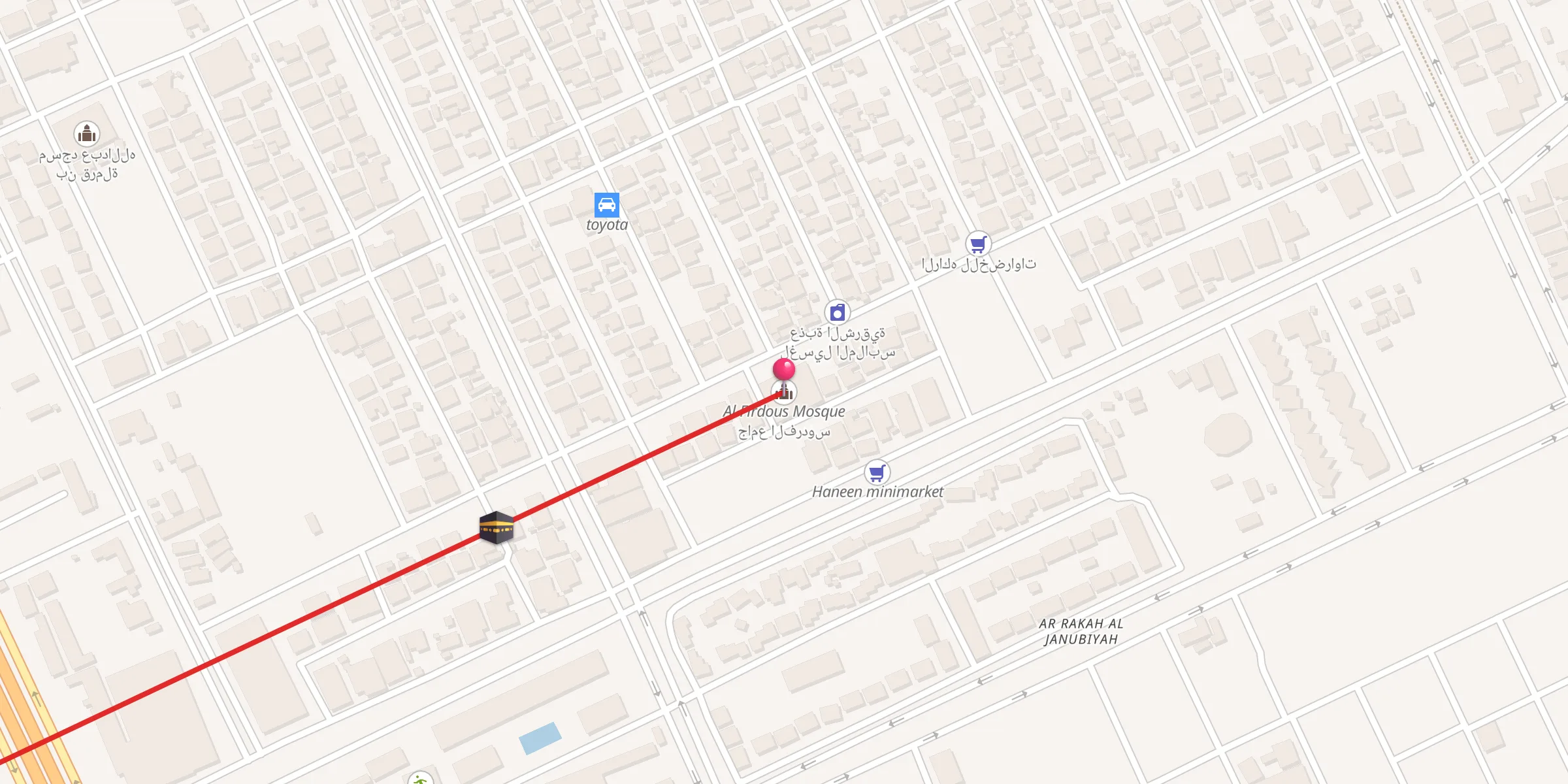 Carte de localisation : Al Firdous Mosque جامع الفردوس