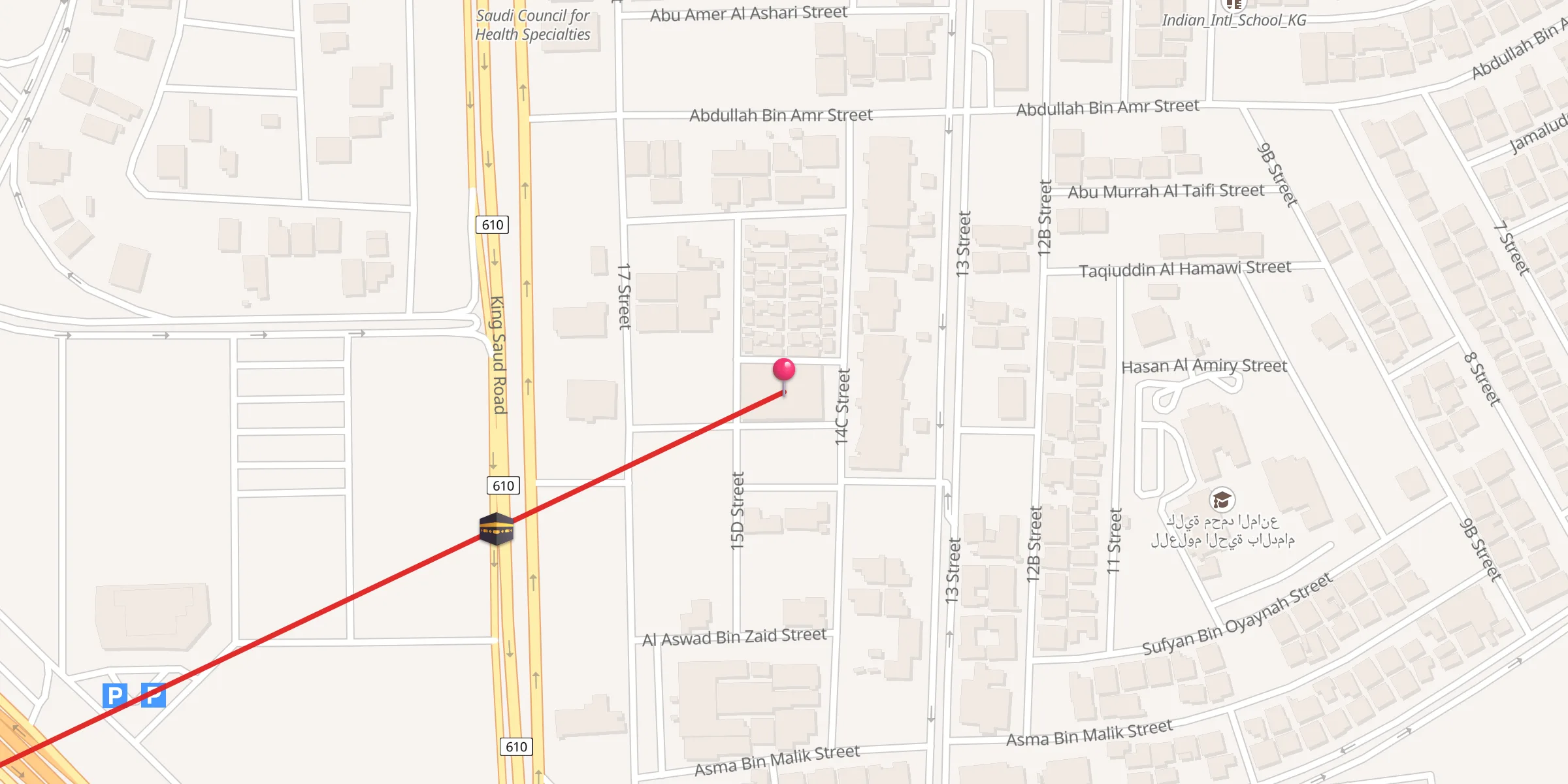 Carte de localisation : Al-Dabal Mosque جامع الدبل
