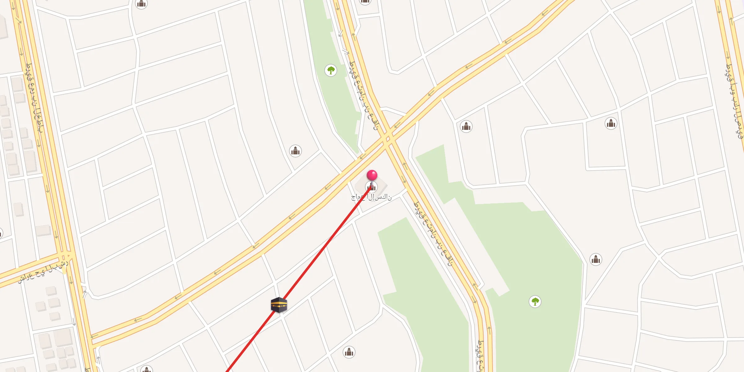 Carte de localisation : جامع الإسكان