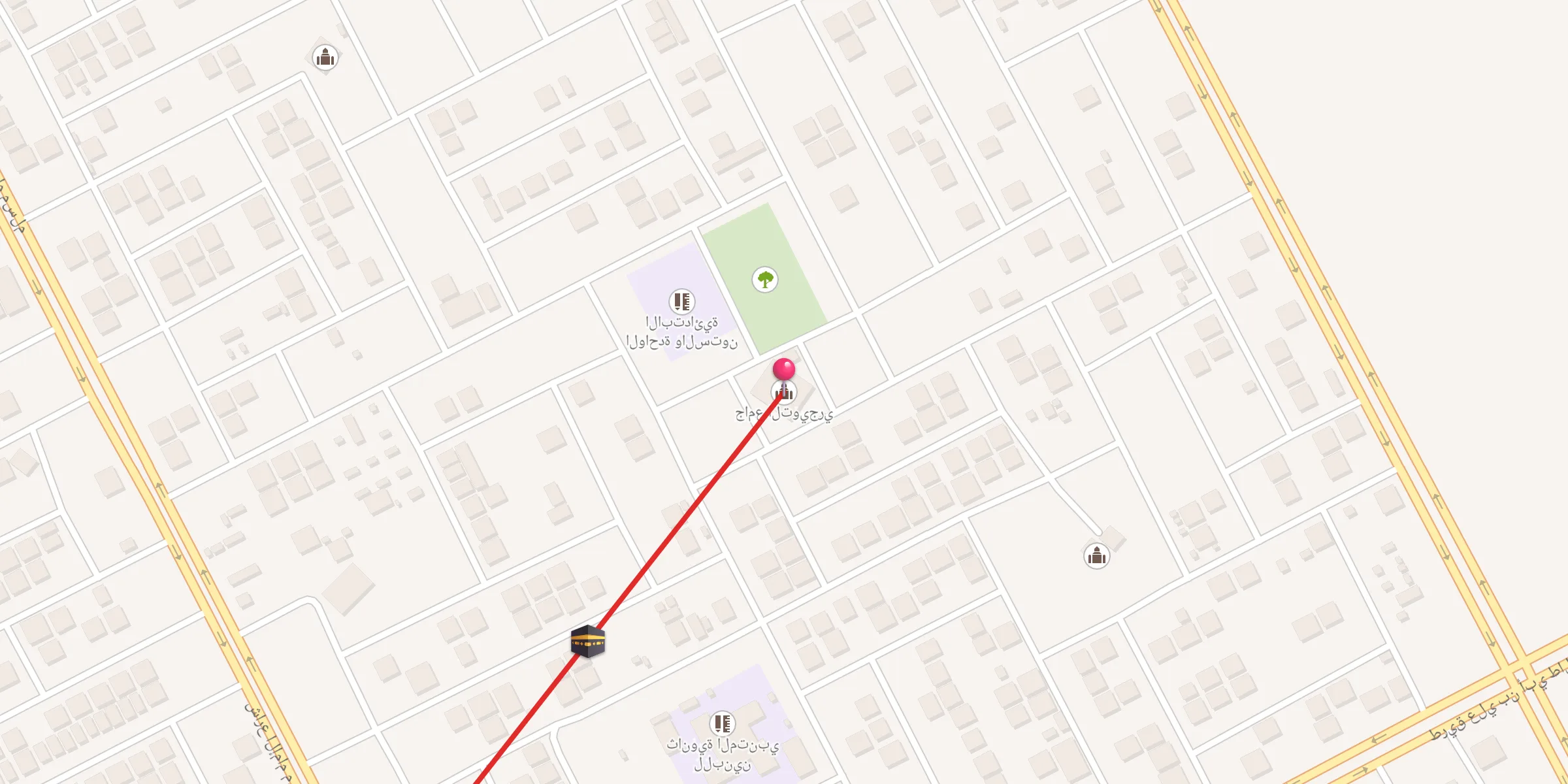 Carte de localisation : جامع التويجري