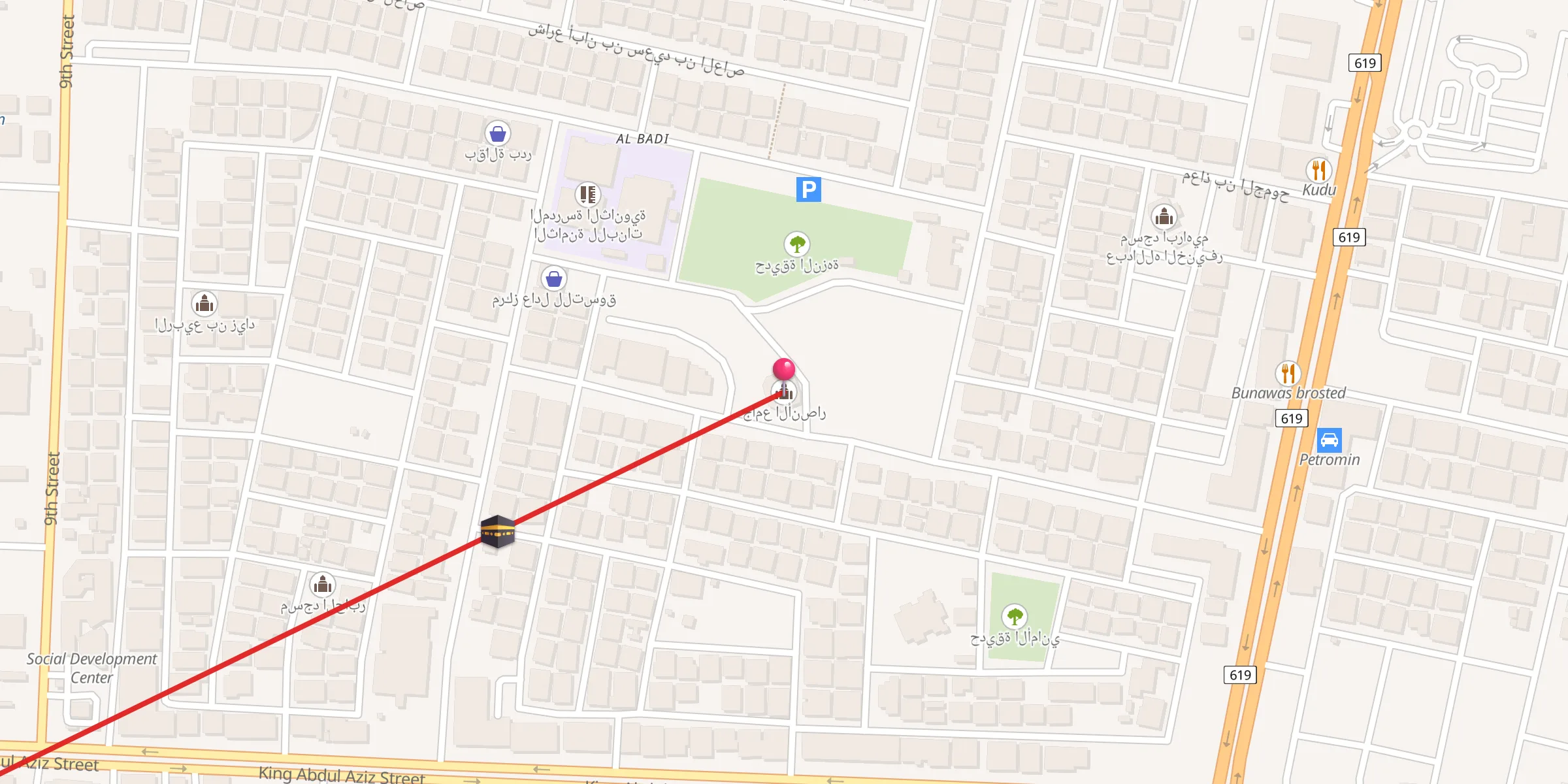 Carte de localisation : جامع الأنصار
