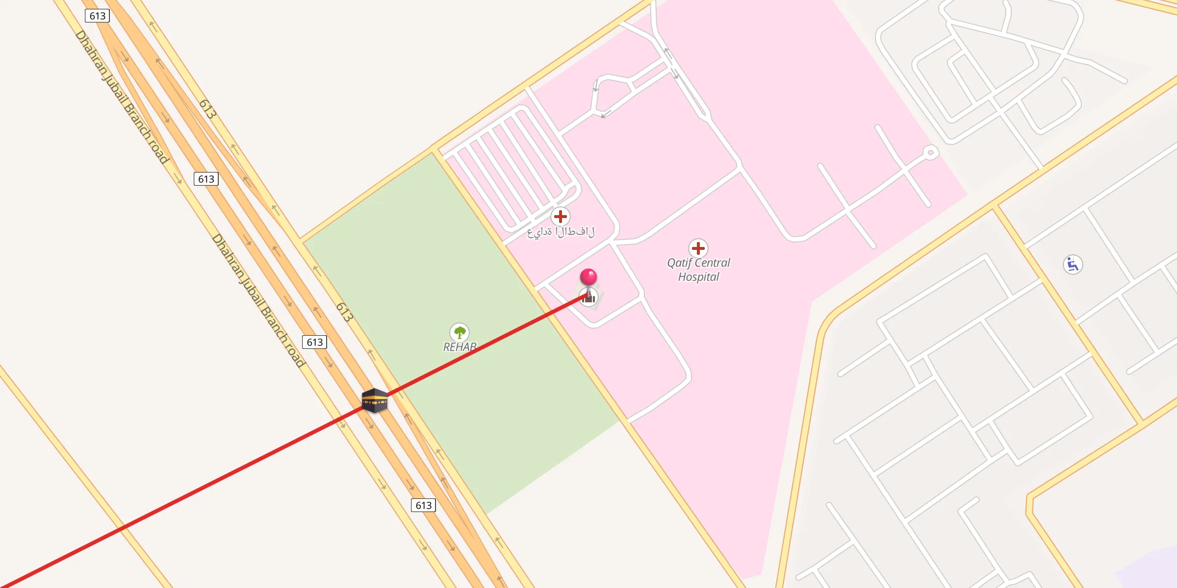 Carte de localisation : Mosquée