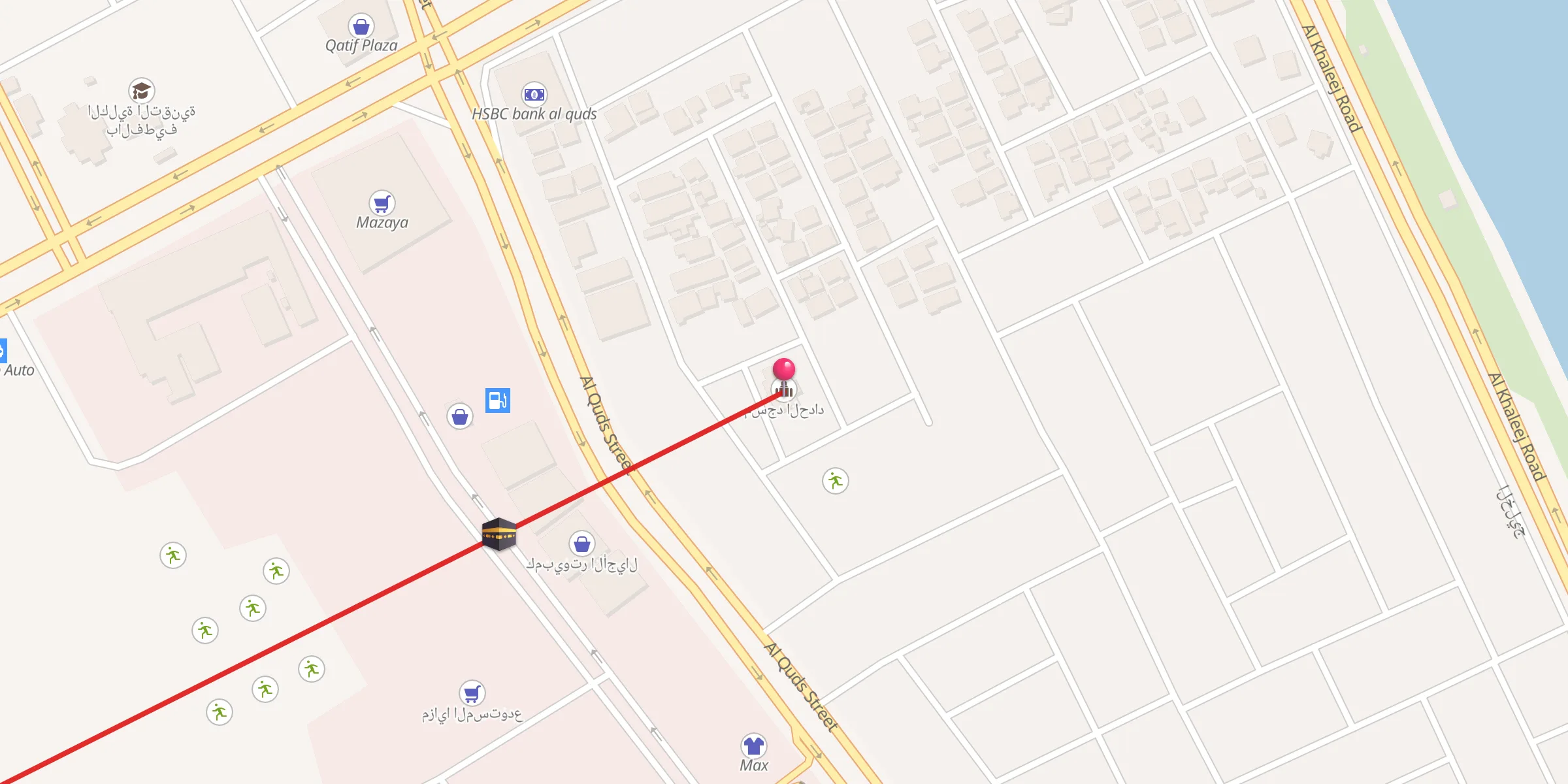 Carte de localisation : مسجد الحداد