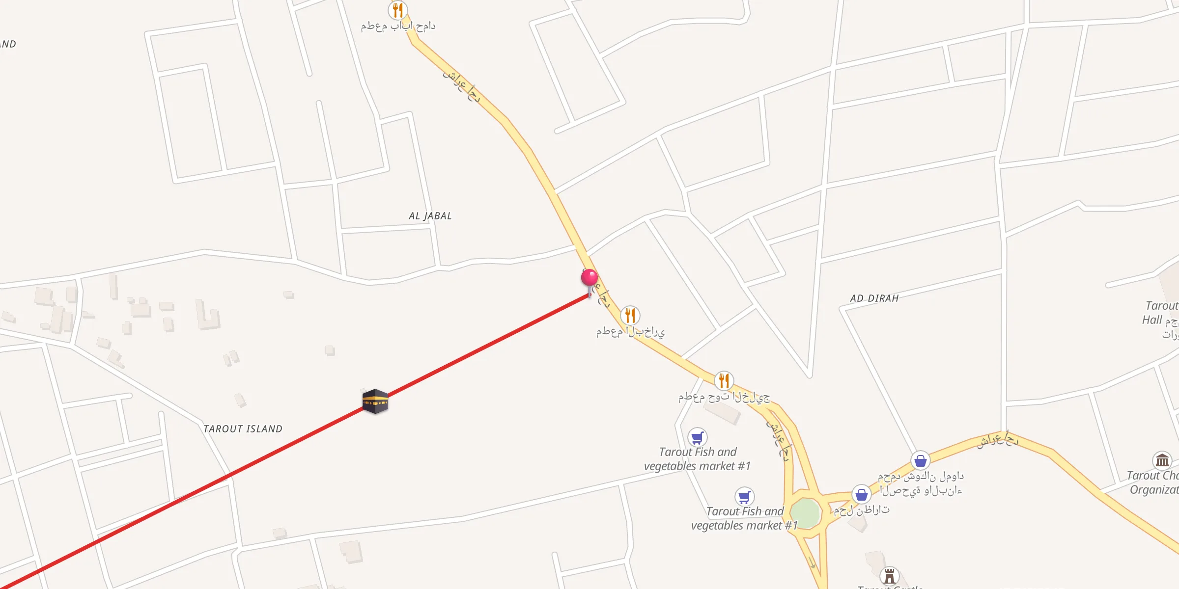 Carte de localisation : sheikh fayez mosque in Tarout