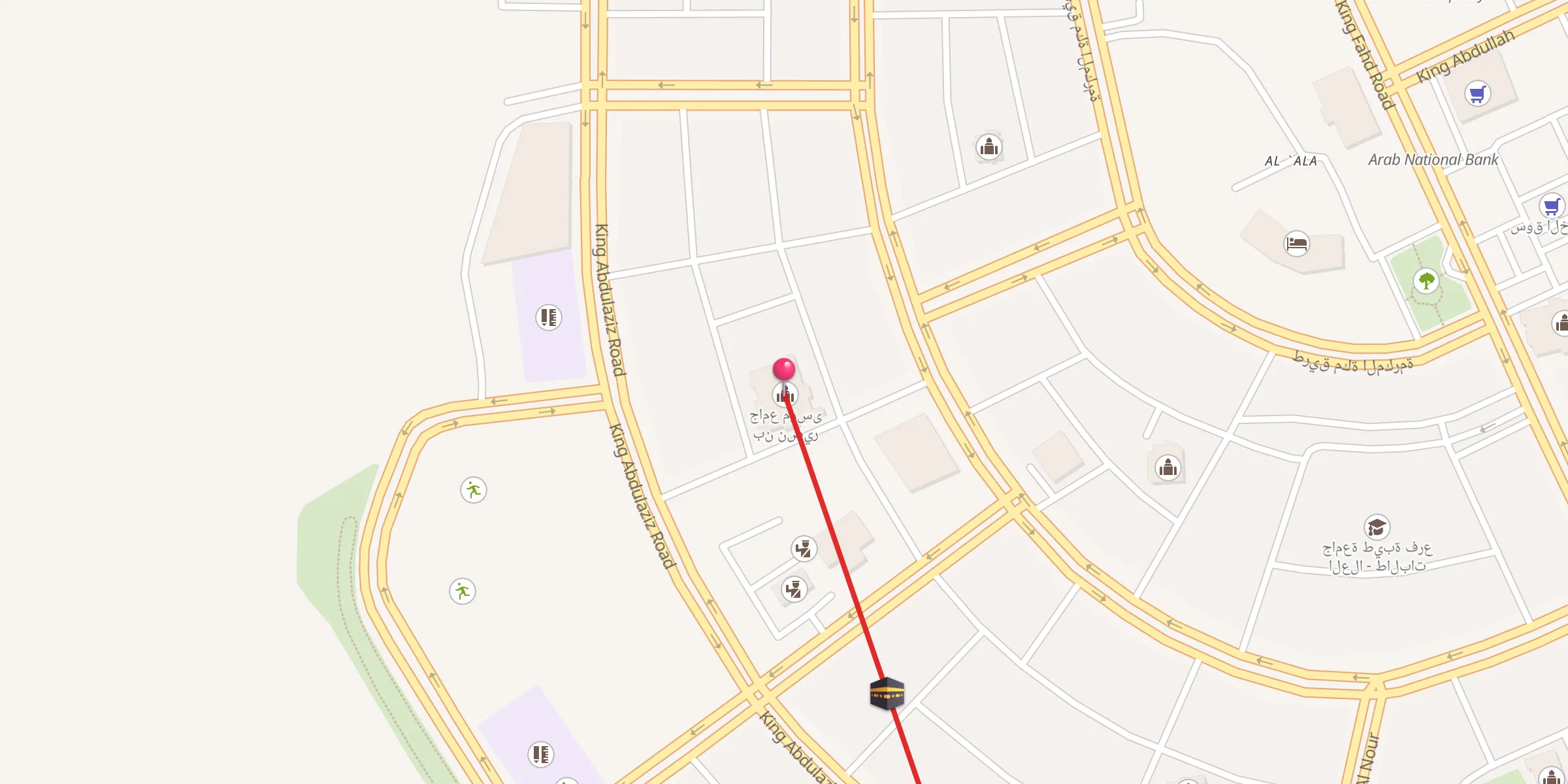 Carte de localisation : جامع موسى بن نصير