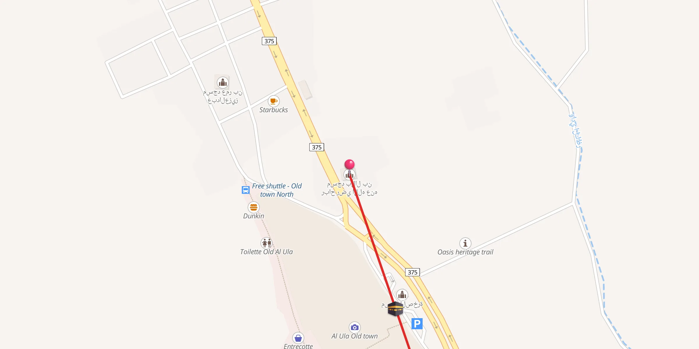 Carte de localisation : مسجد بلال بن رباح رضي الله عنه
