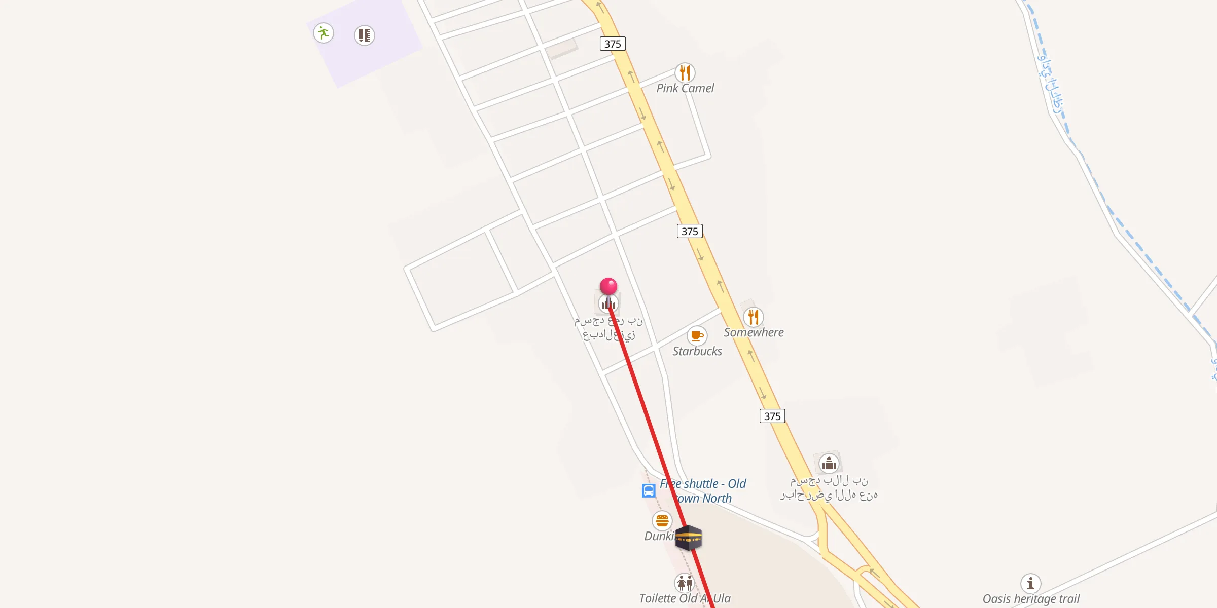 Carte de localisation : مسجد عمر بن عبدالعزيز