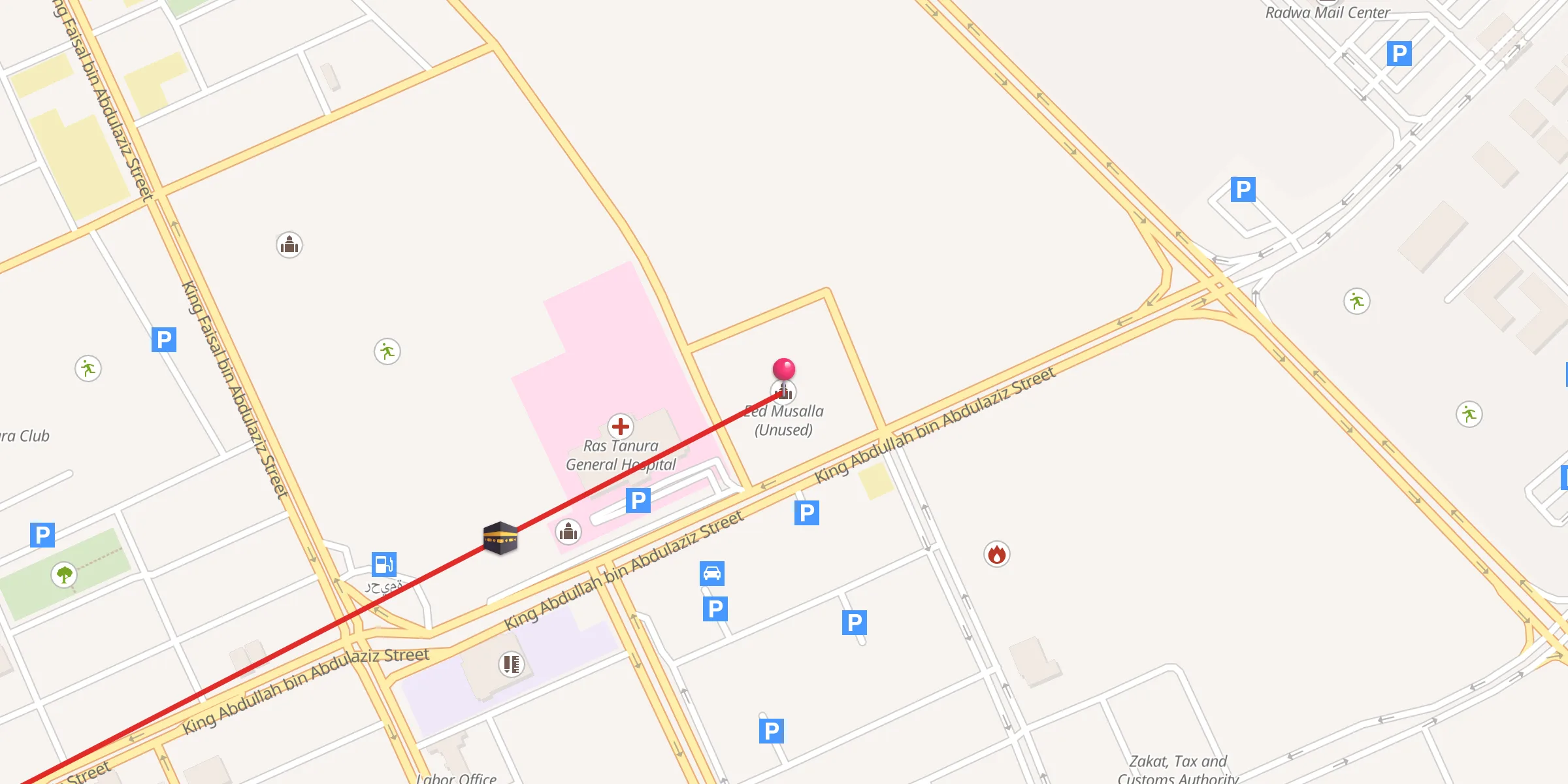 Carte de localisation : Eed Musalla (Unused)