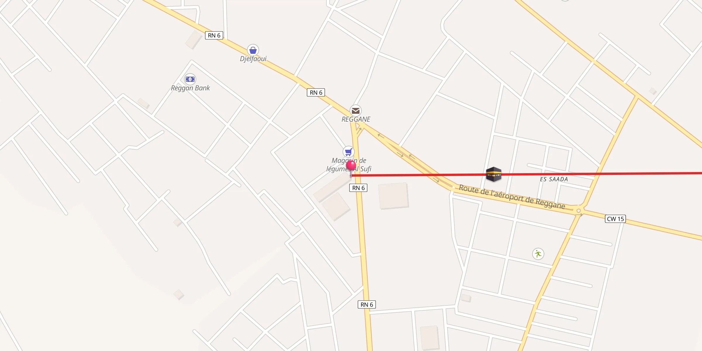 Carte de localisation : مسجد علي بن أبي طالب