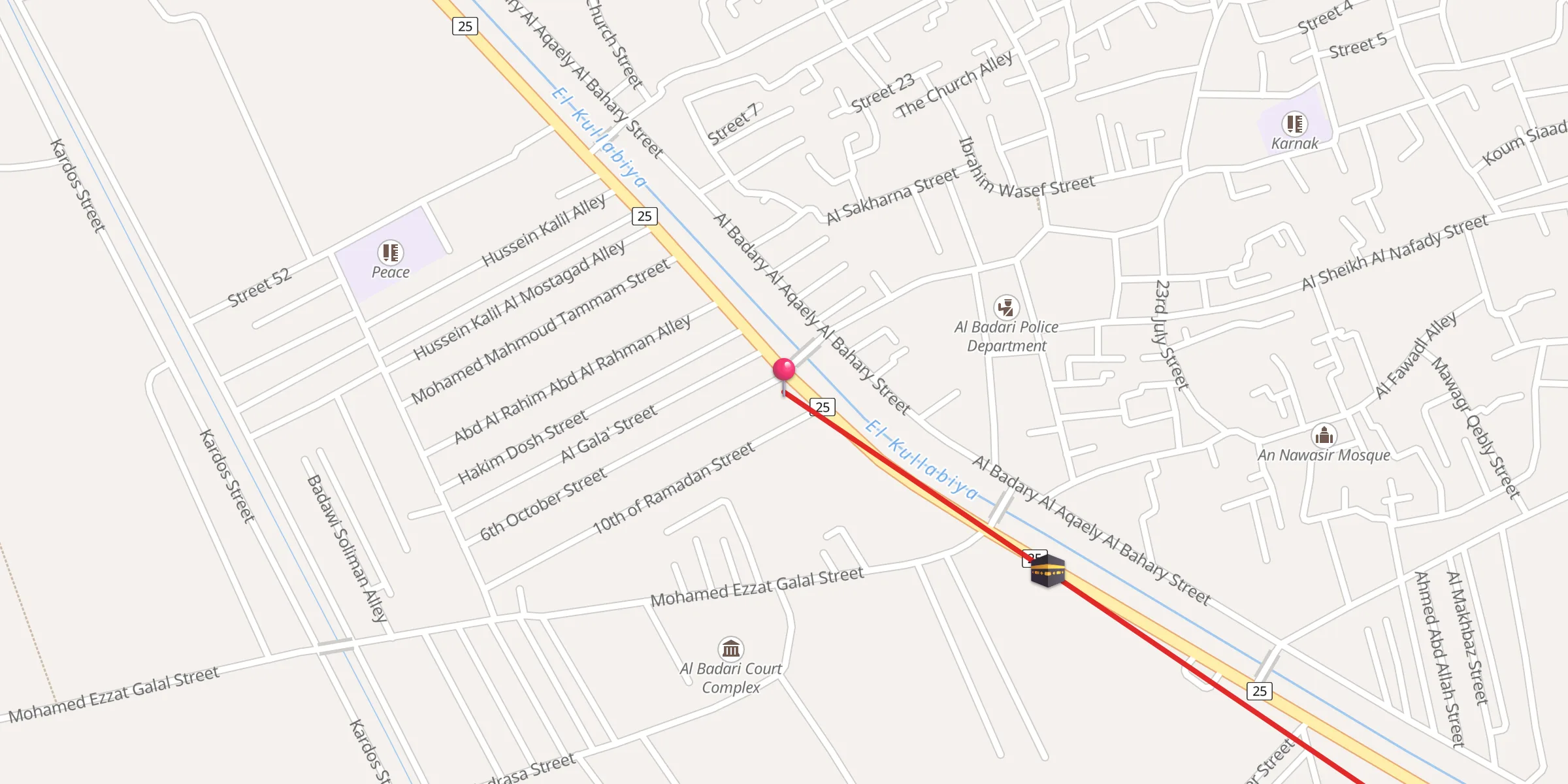 Carte de localisation : محمد خليل
