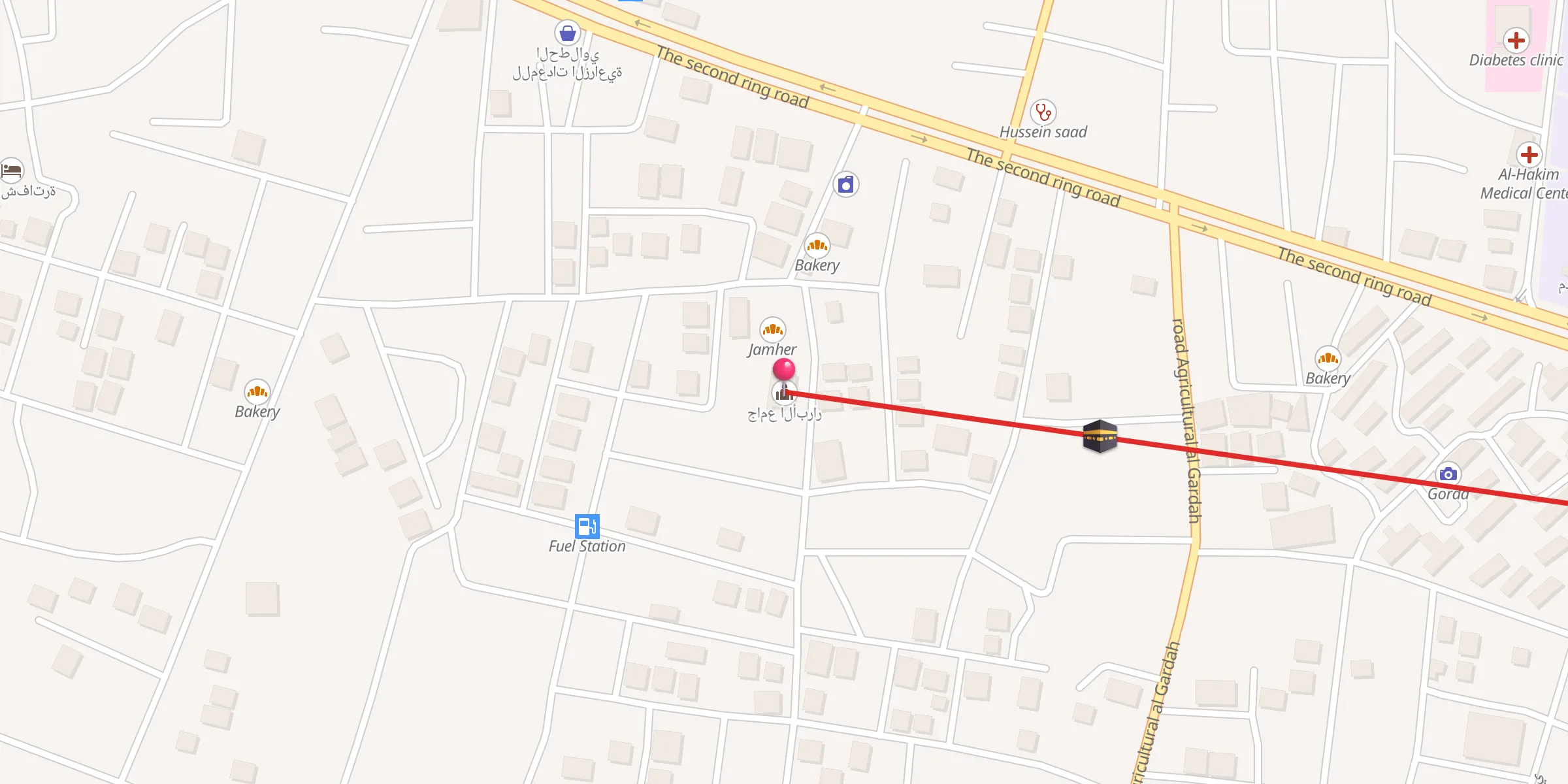 Carte de localisation : جامع الأبرار