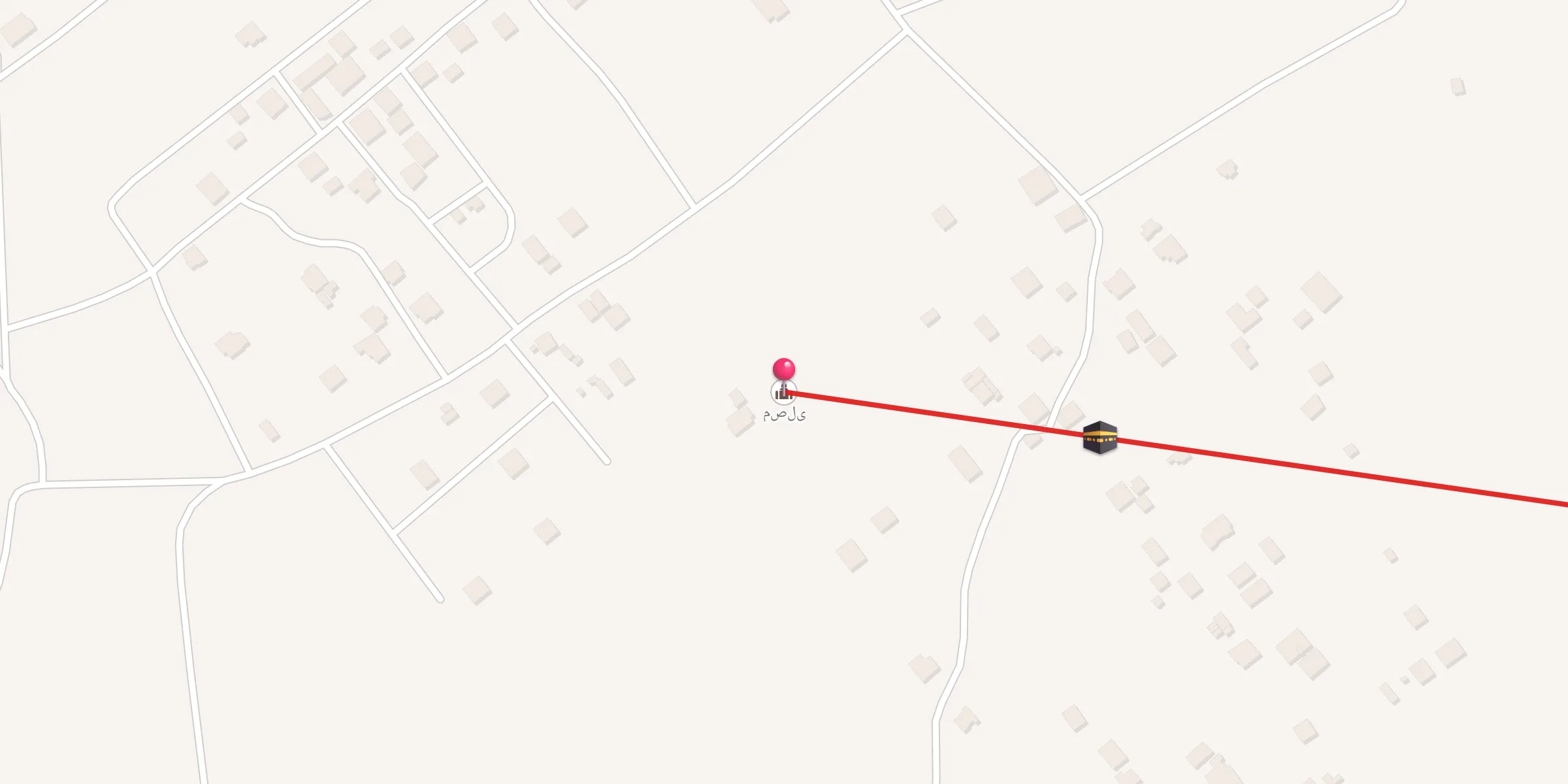 Carte de localisation : مصلى