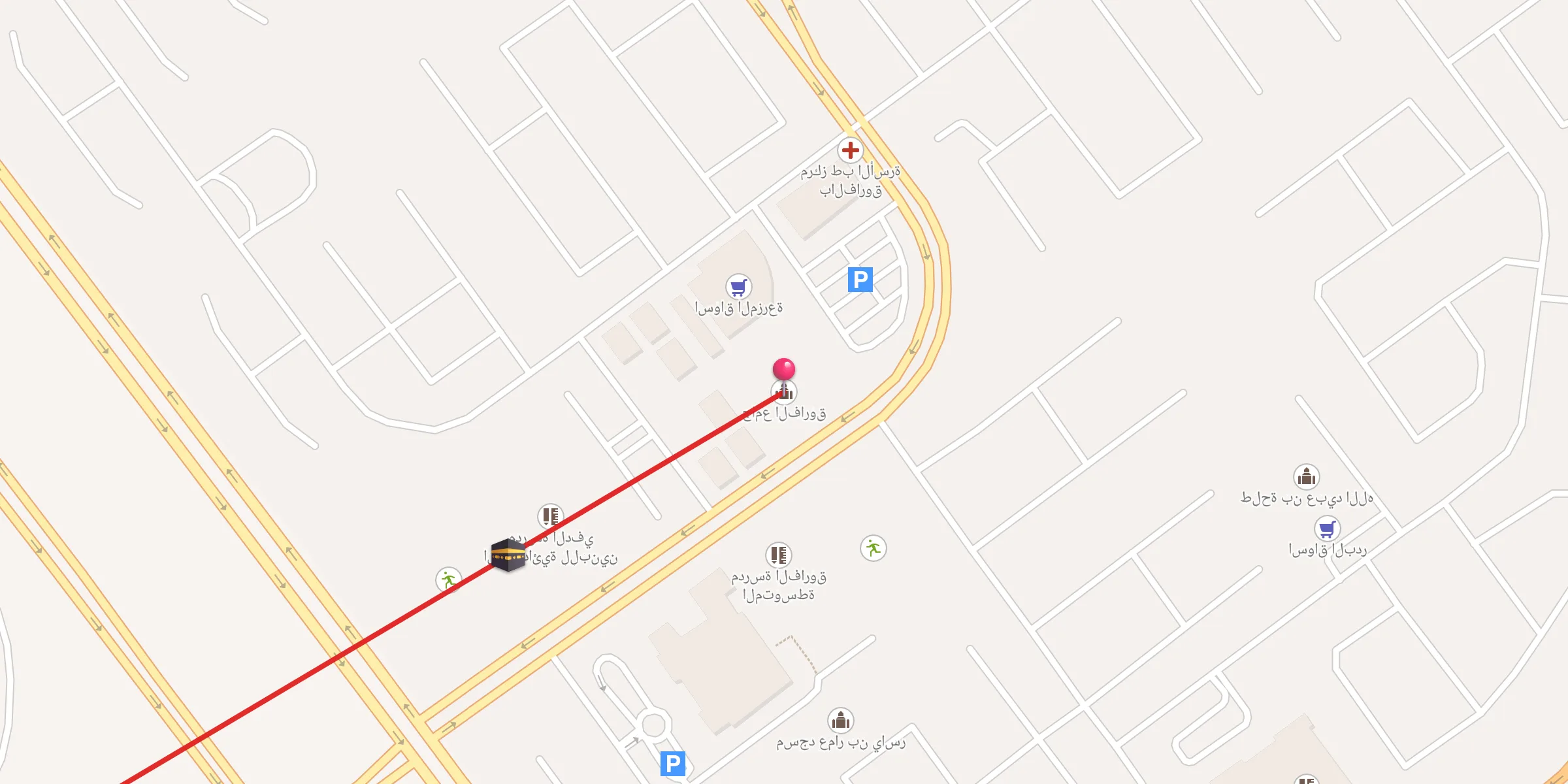 Carte de localisation : جامع الفاروق