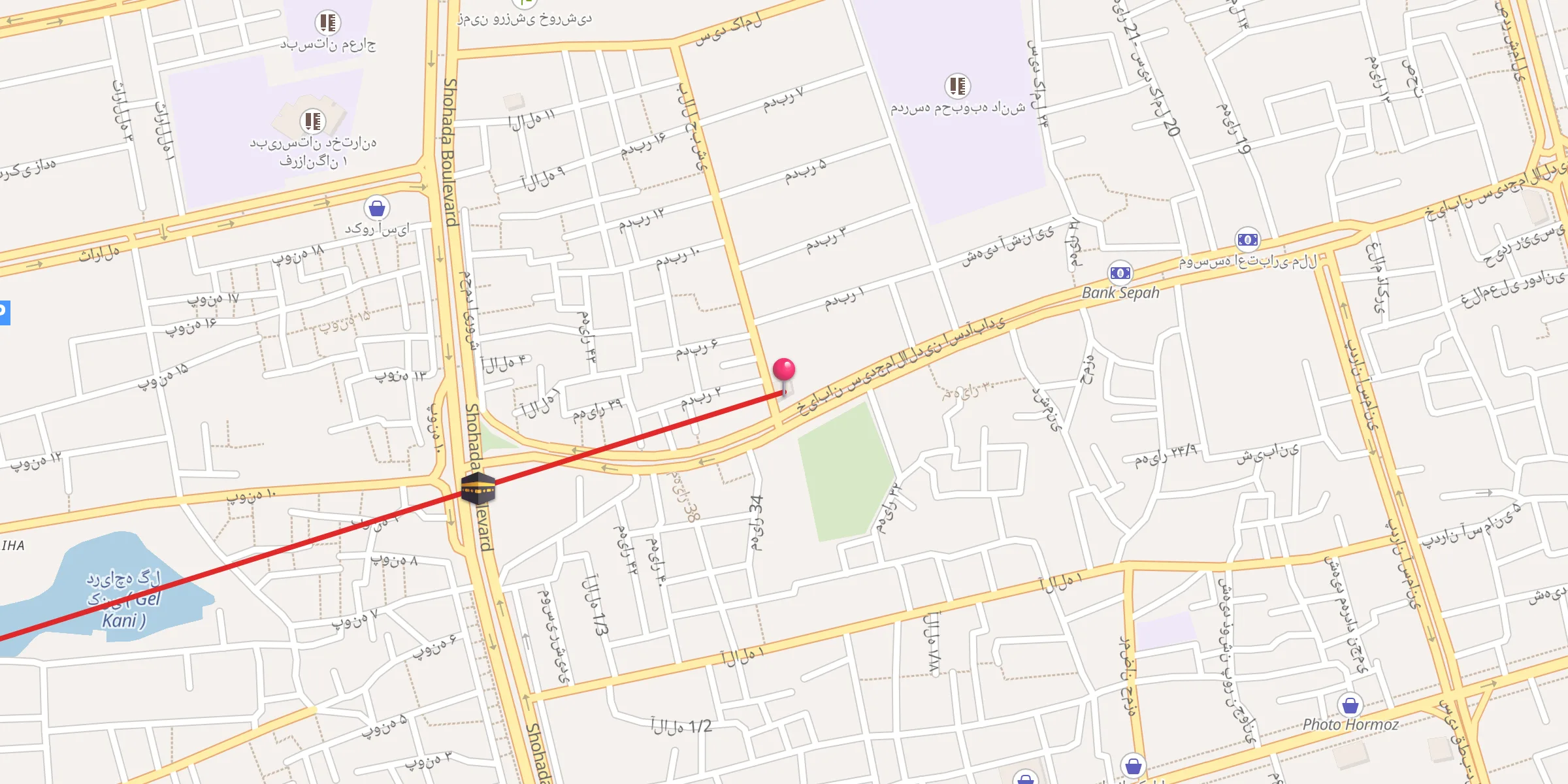 Carte de localisation : مسجد بلال
