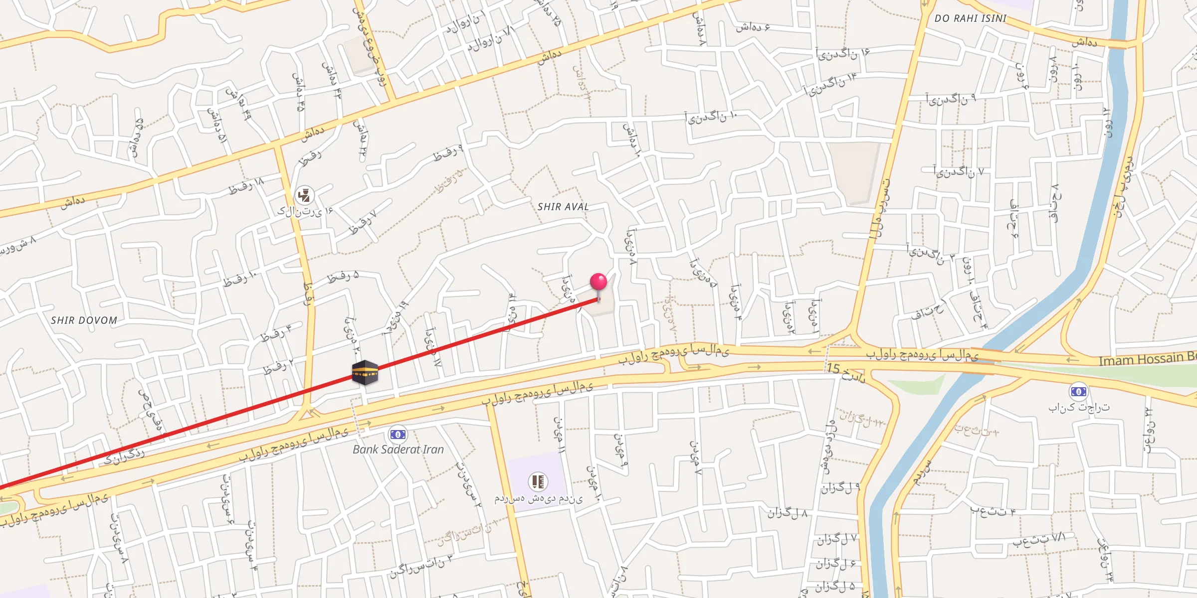 Carte de localisation : مسجد محمد رسول الله منبر ملا احمد