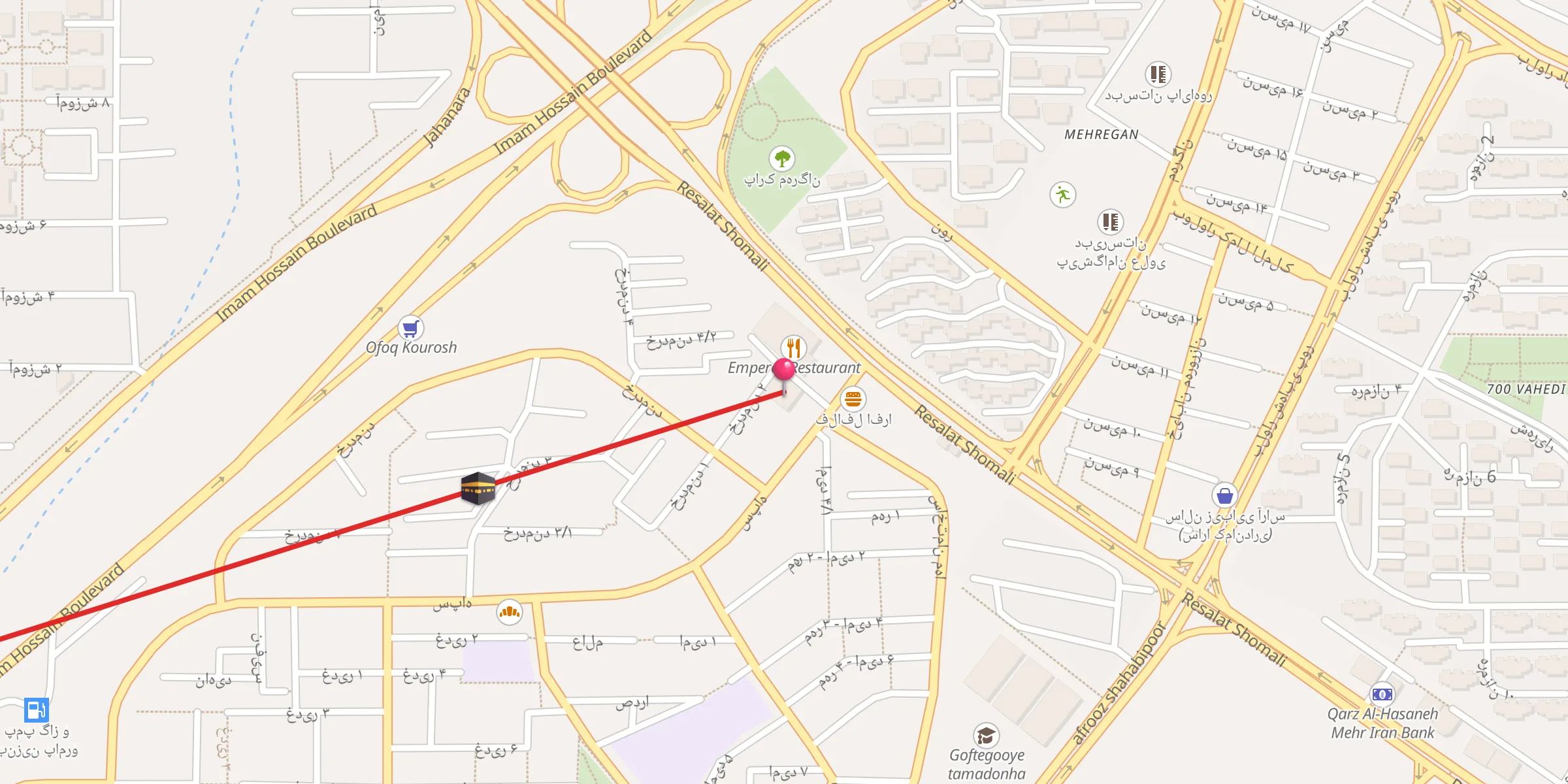 Carte de localisation : مسجد امام حسن مجتبی