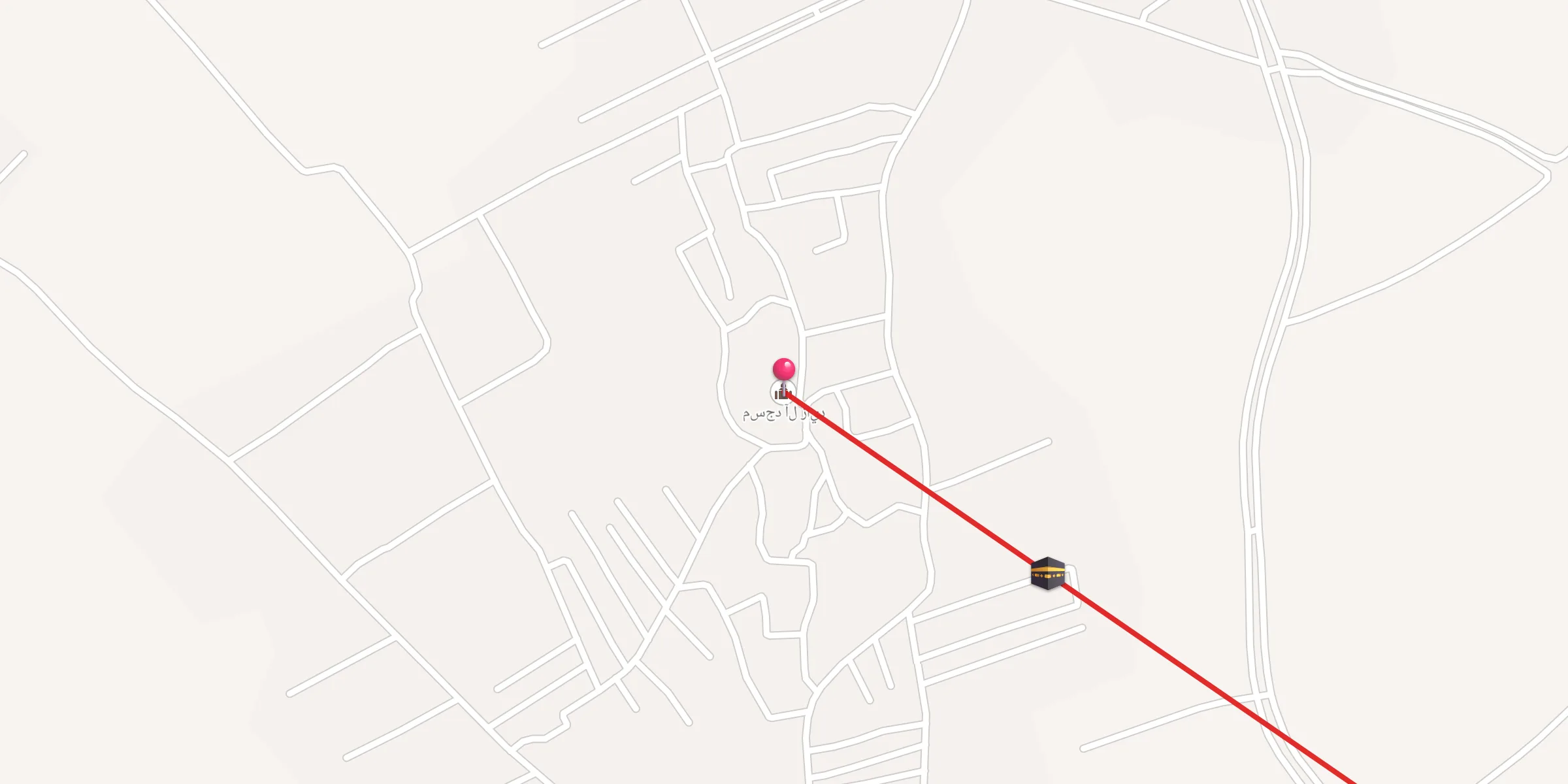 Carte de localisation : مسجد آل زايد