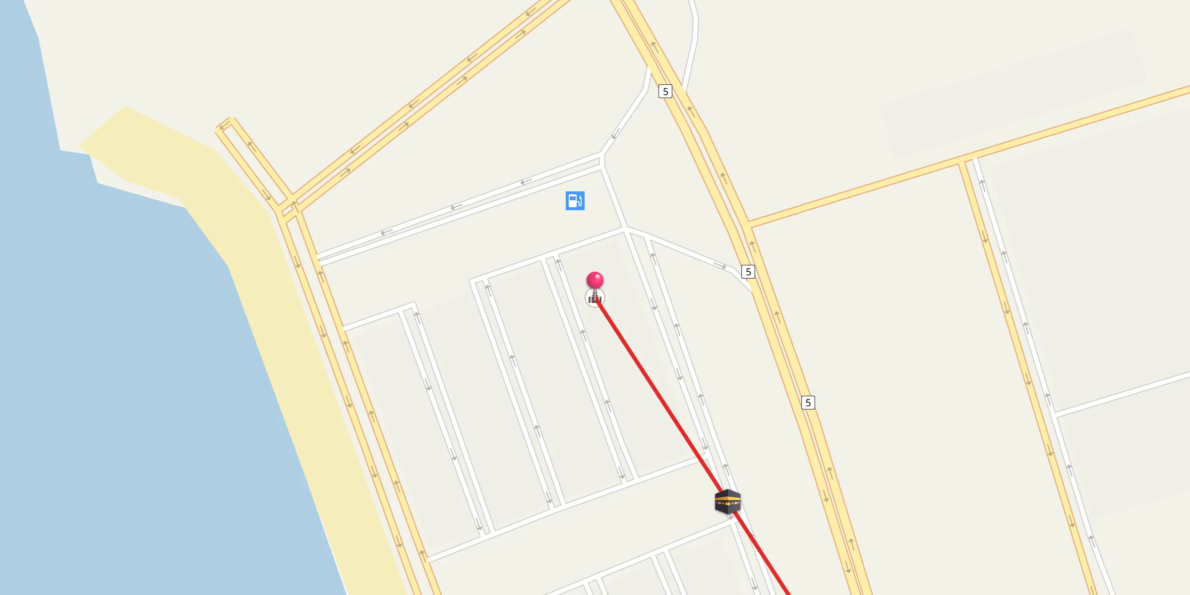 Carte de localisation : Mosquée