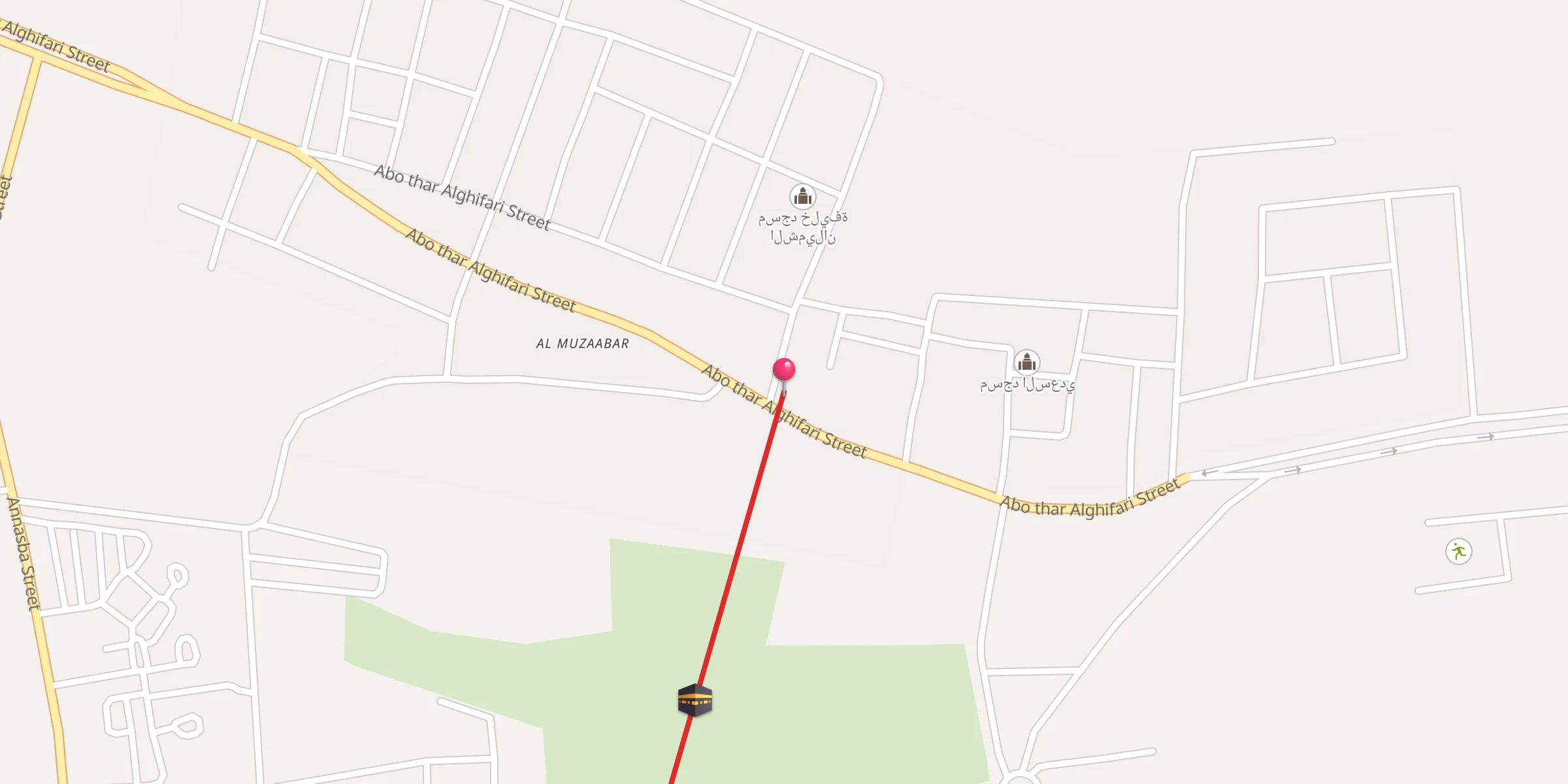 Carte de localisation : مسجد عبدالله الغايب