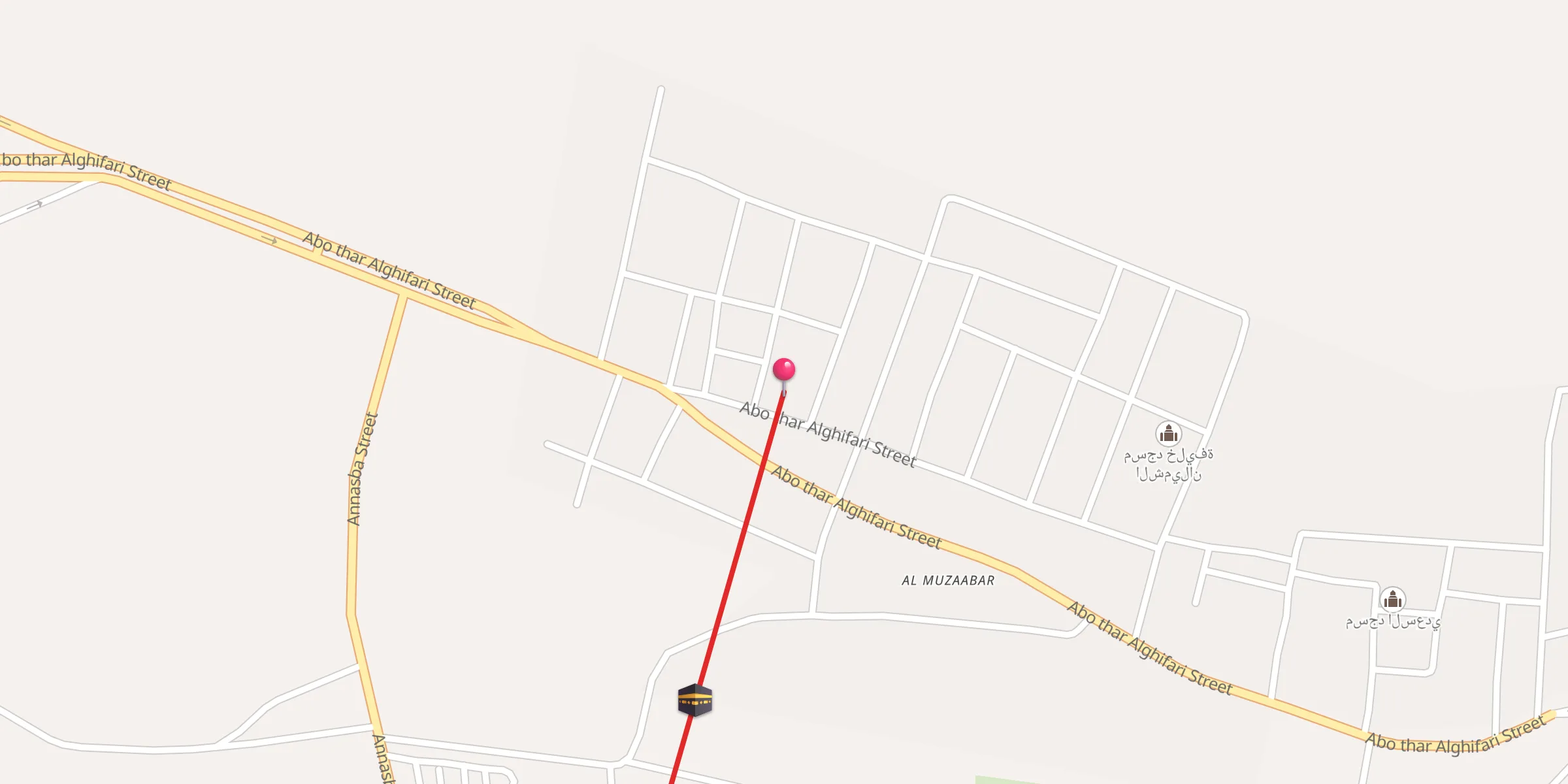 Carte de localisation : مسجد سعد العلي