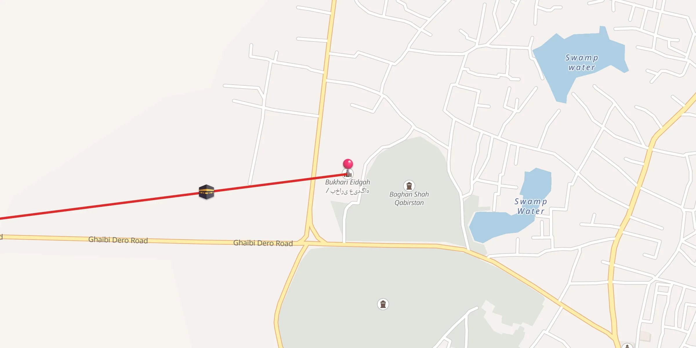 Carte de localisation : Bukhari Eidgah / بخاری عیدگاہ