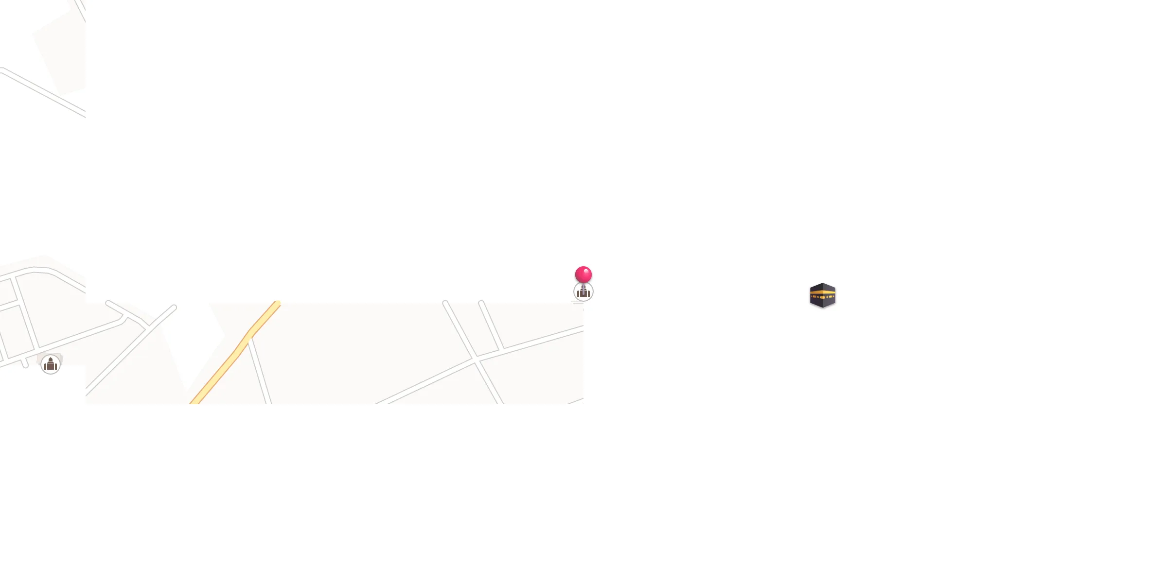 Carte de localisation : Mosquée
