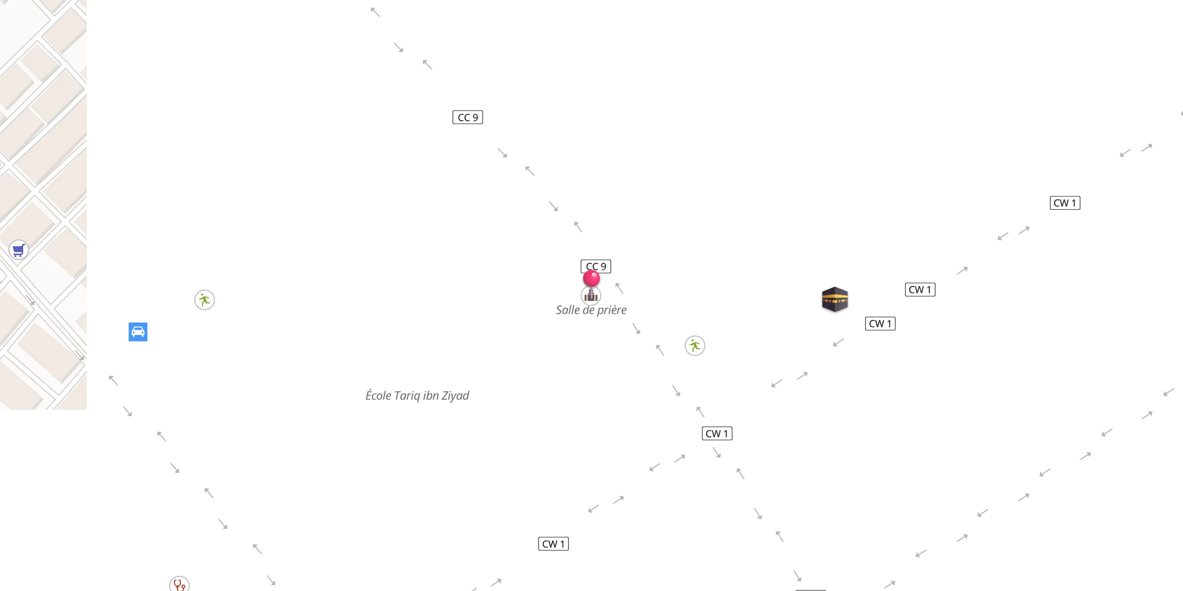 Carte de localisation : مصلى تليلان
