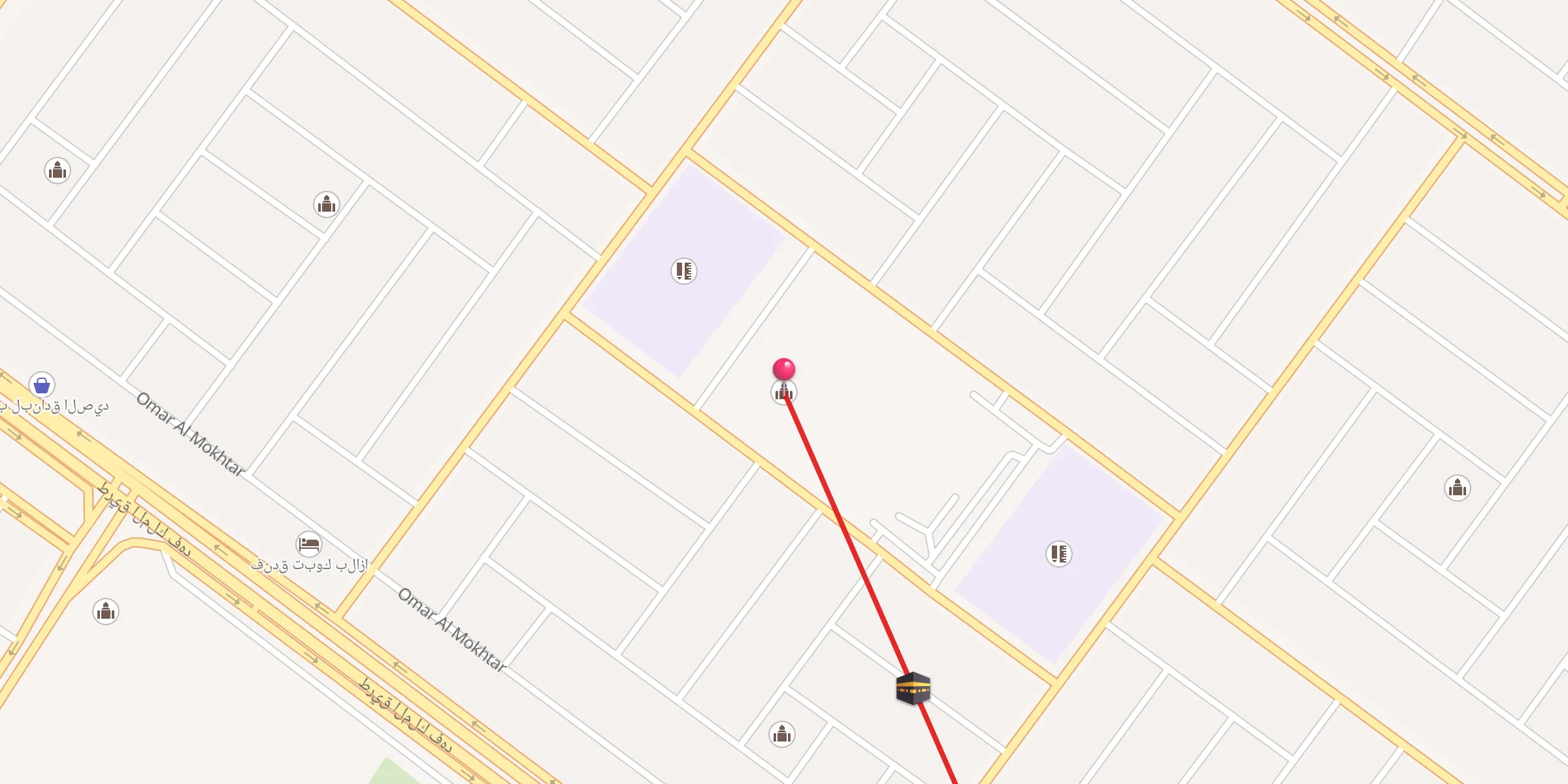 Carte de localisation : Mosquée