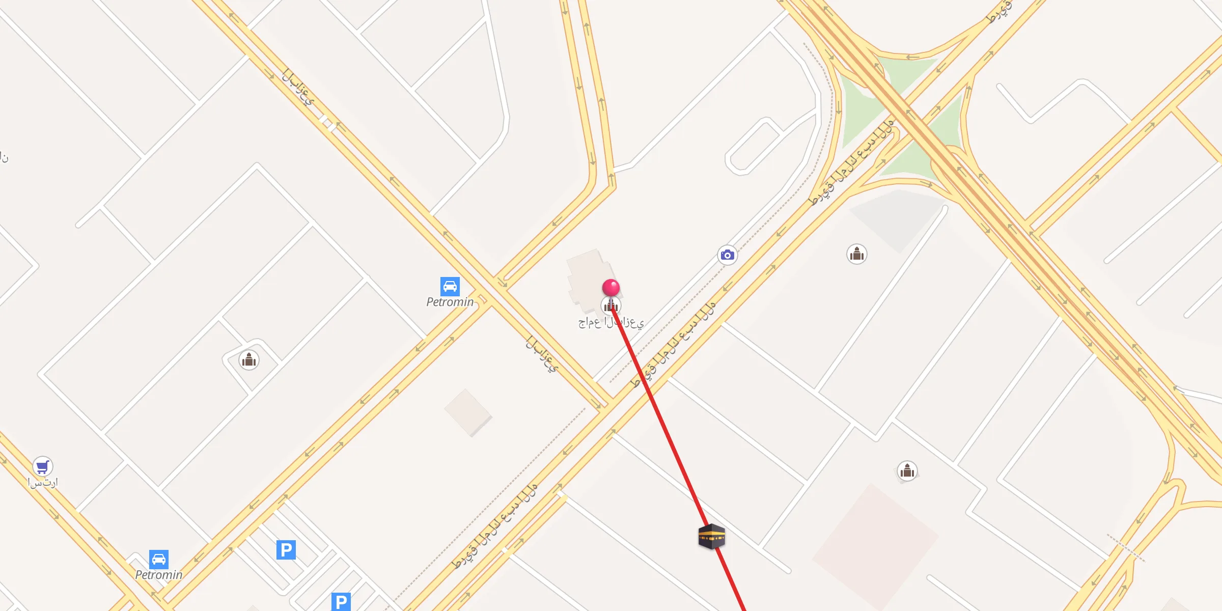 Carte de localisation : جامع البازعي