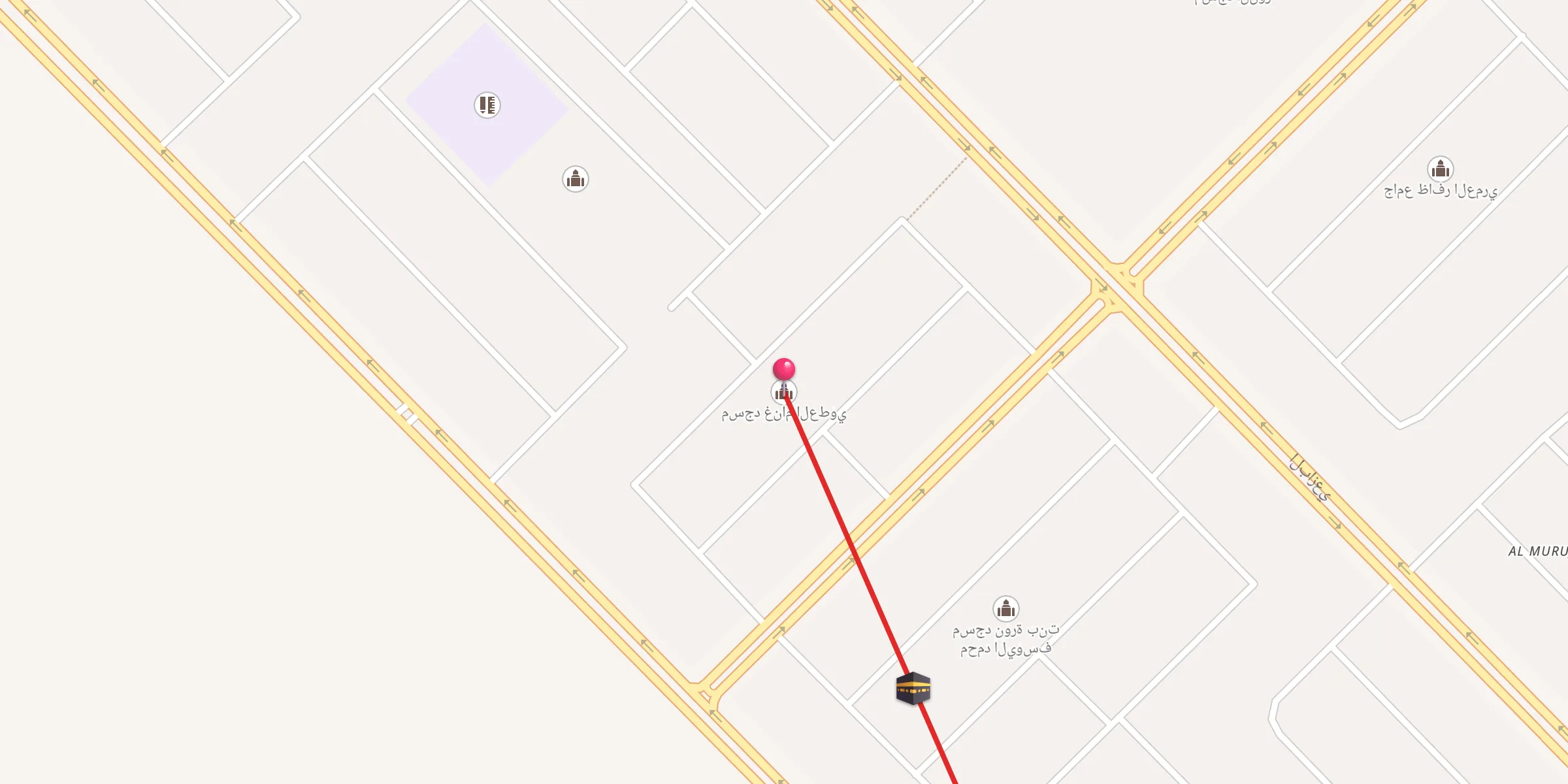 Carte de localisation : مسجد غنام العطوي
