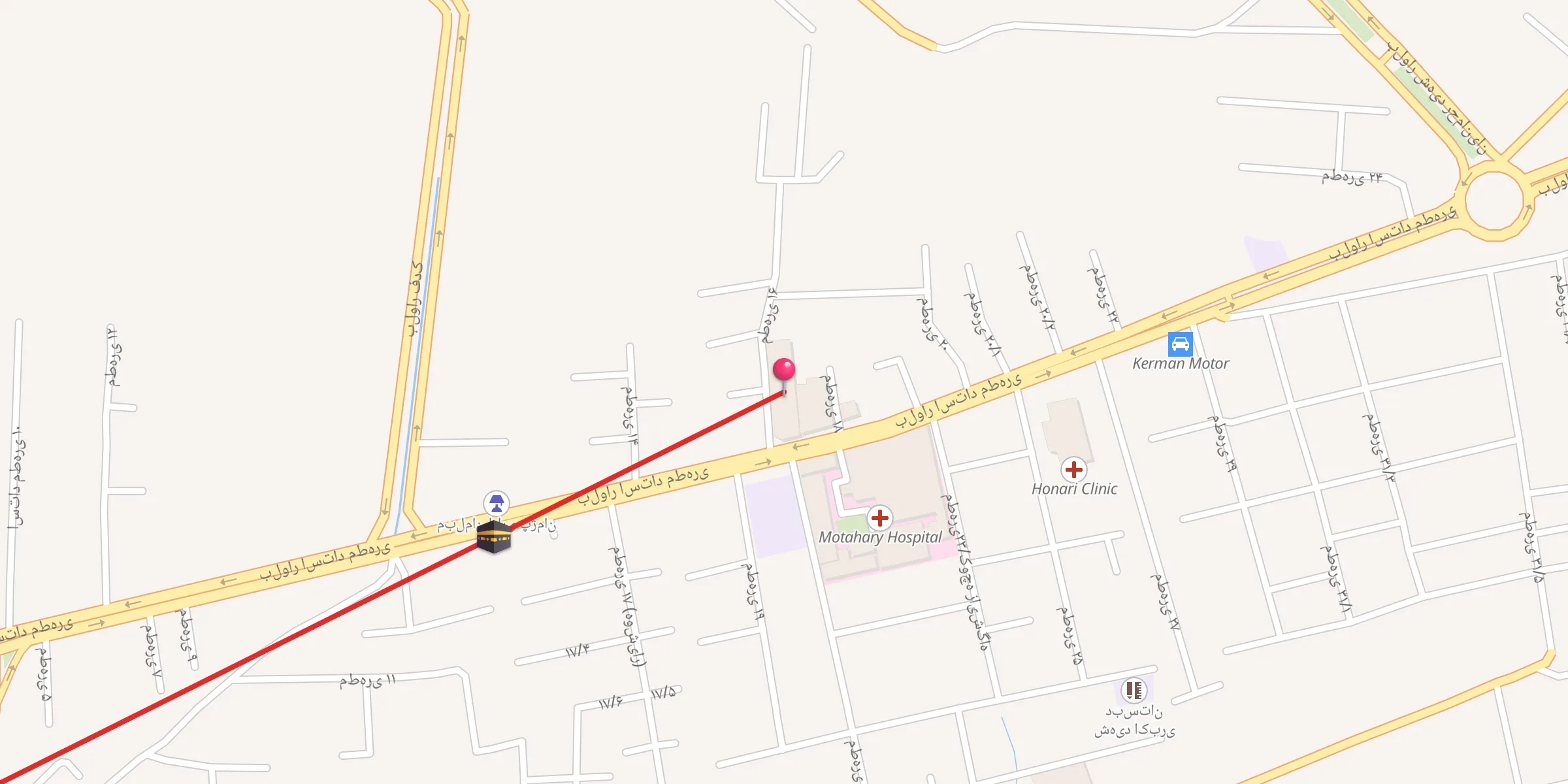 Carte de localisation : مسجد حضرت ابوالفضل