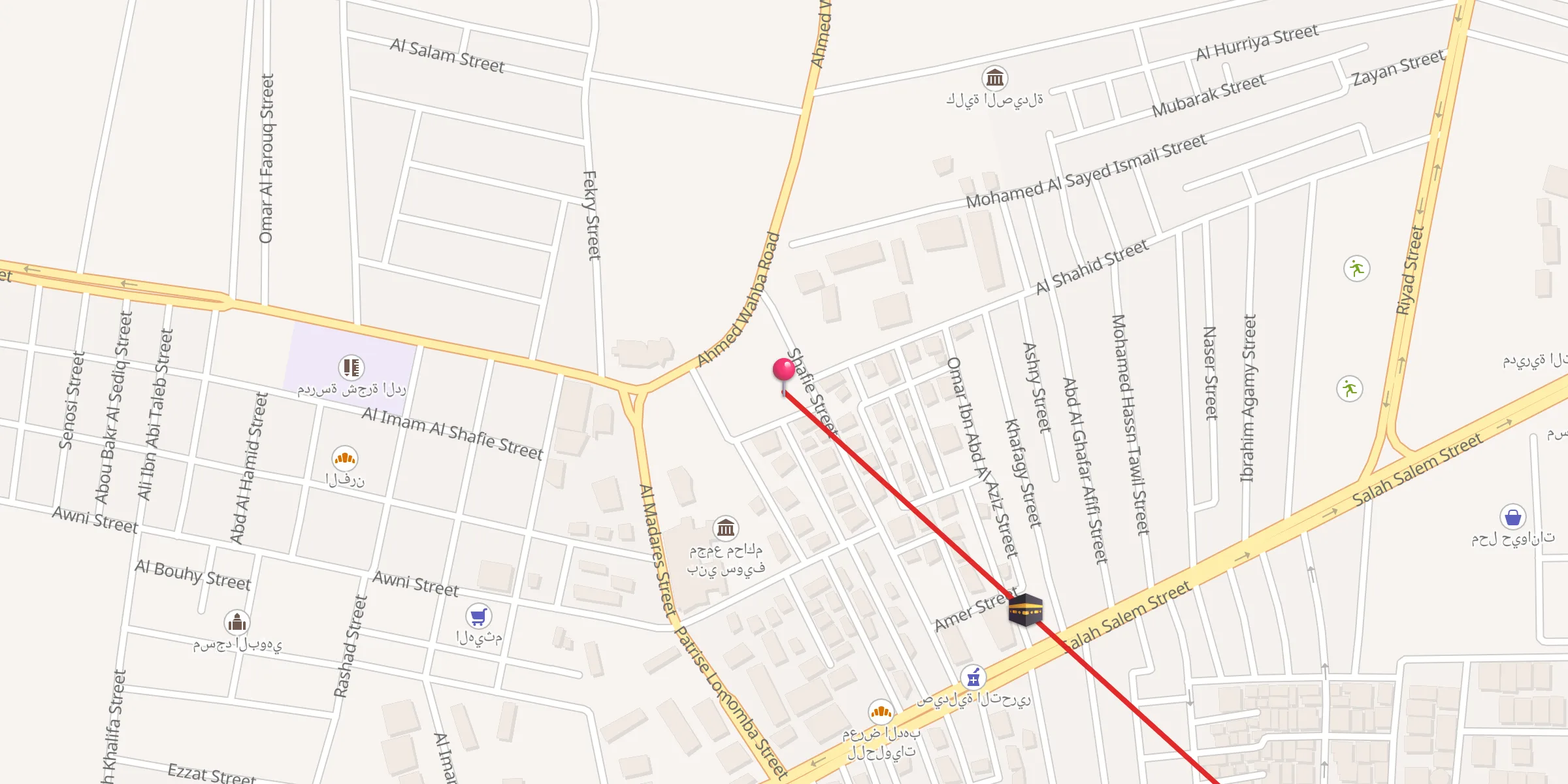 Carte de localisation : مسجد الزعيري