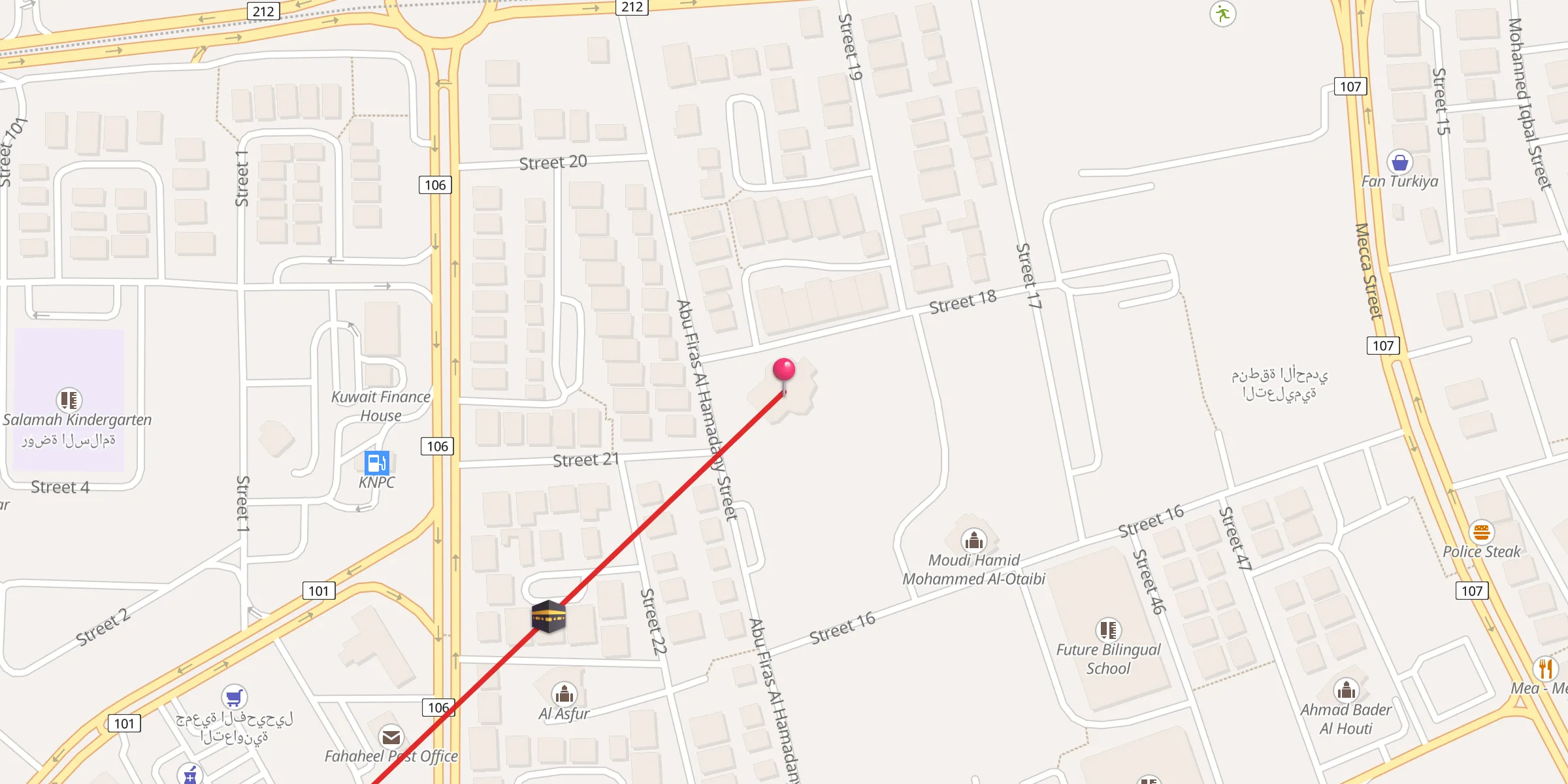 Carte de localisation : الإمام النسائي