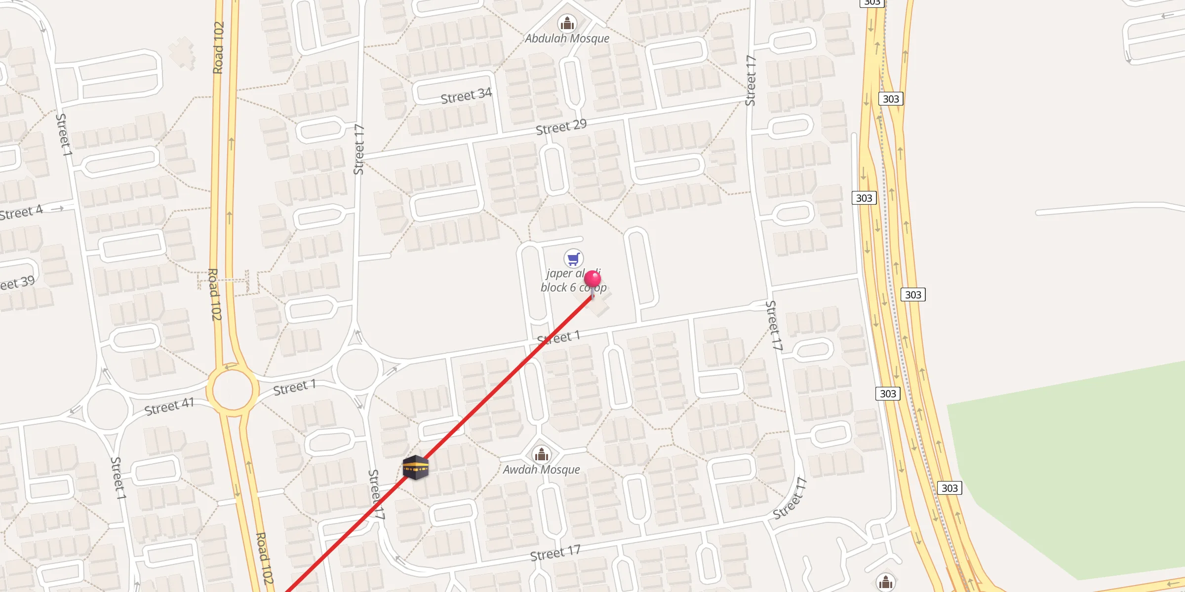Carte de localisation : الضحاك بن مزاحم