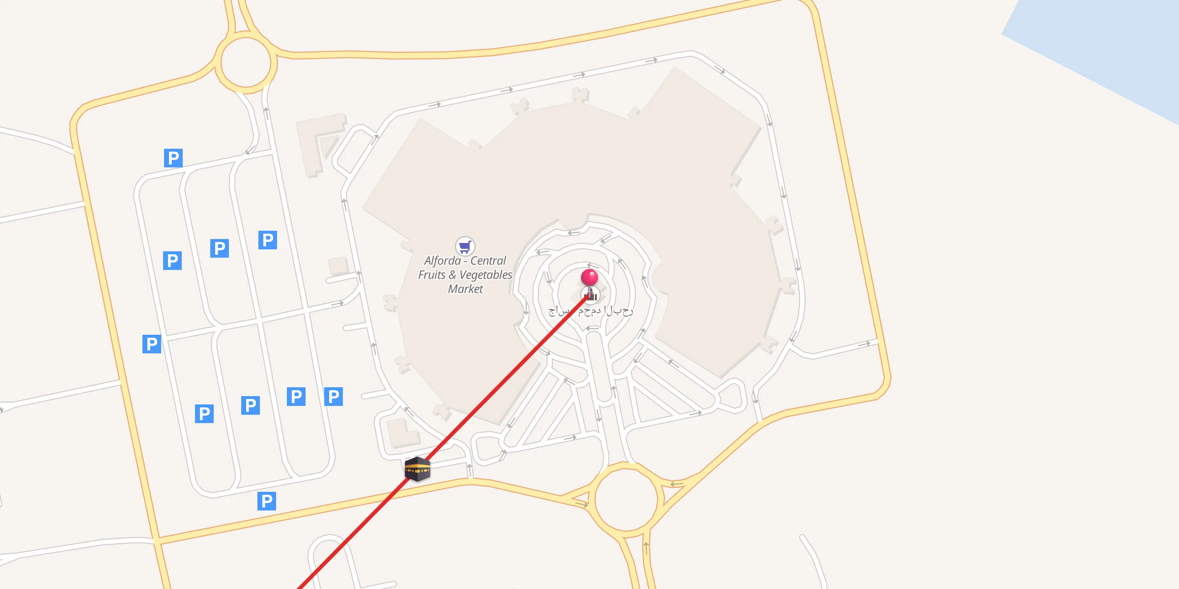 Carte de localisation : جاسم محمد البحر