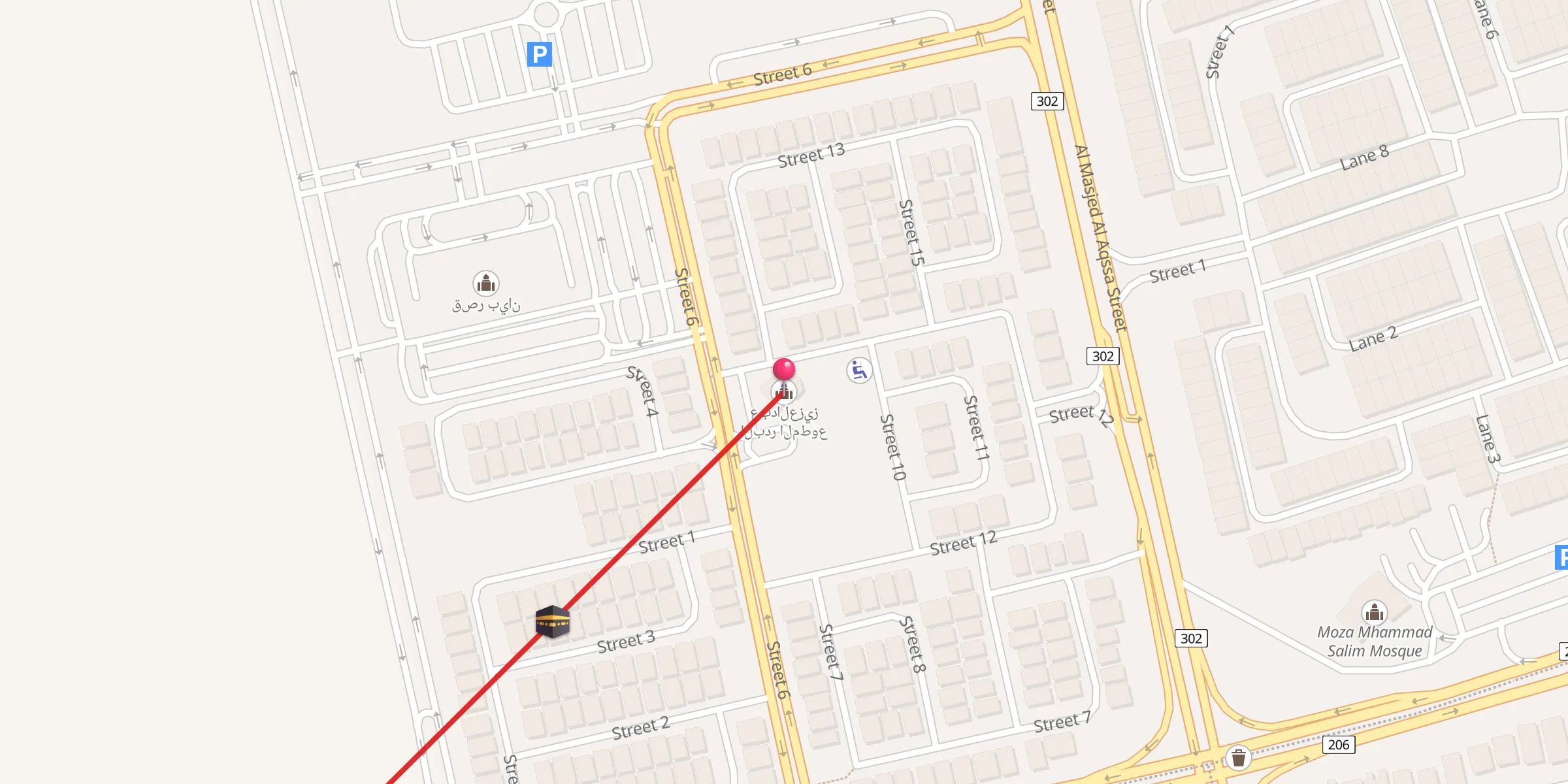 Carte de localisation : عبدالعزيز البدر المطوع