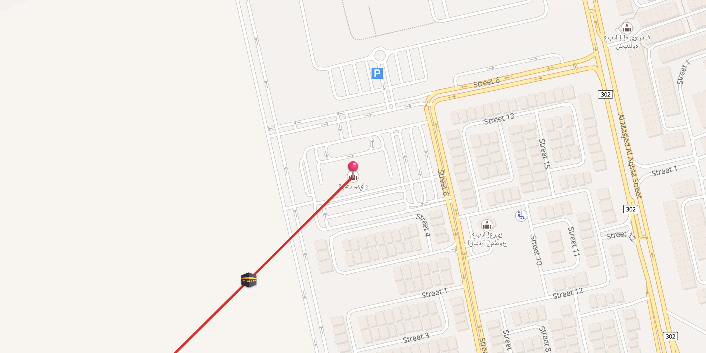 Carte de localisation : قصر بيان