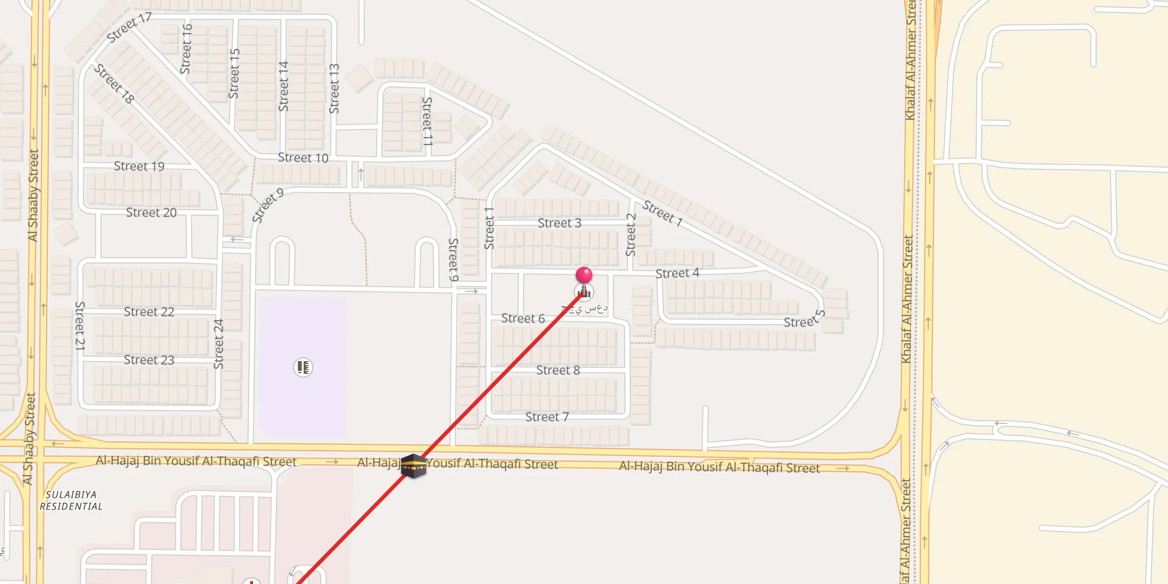 Carte de localisation : حجي سعد