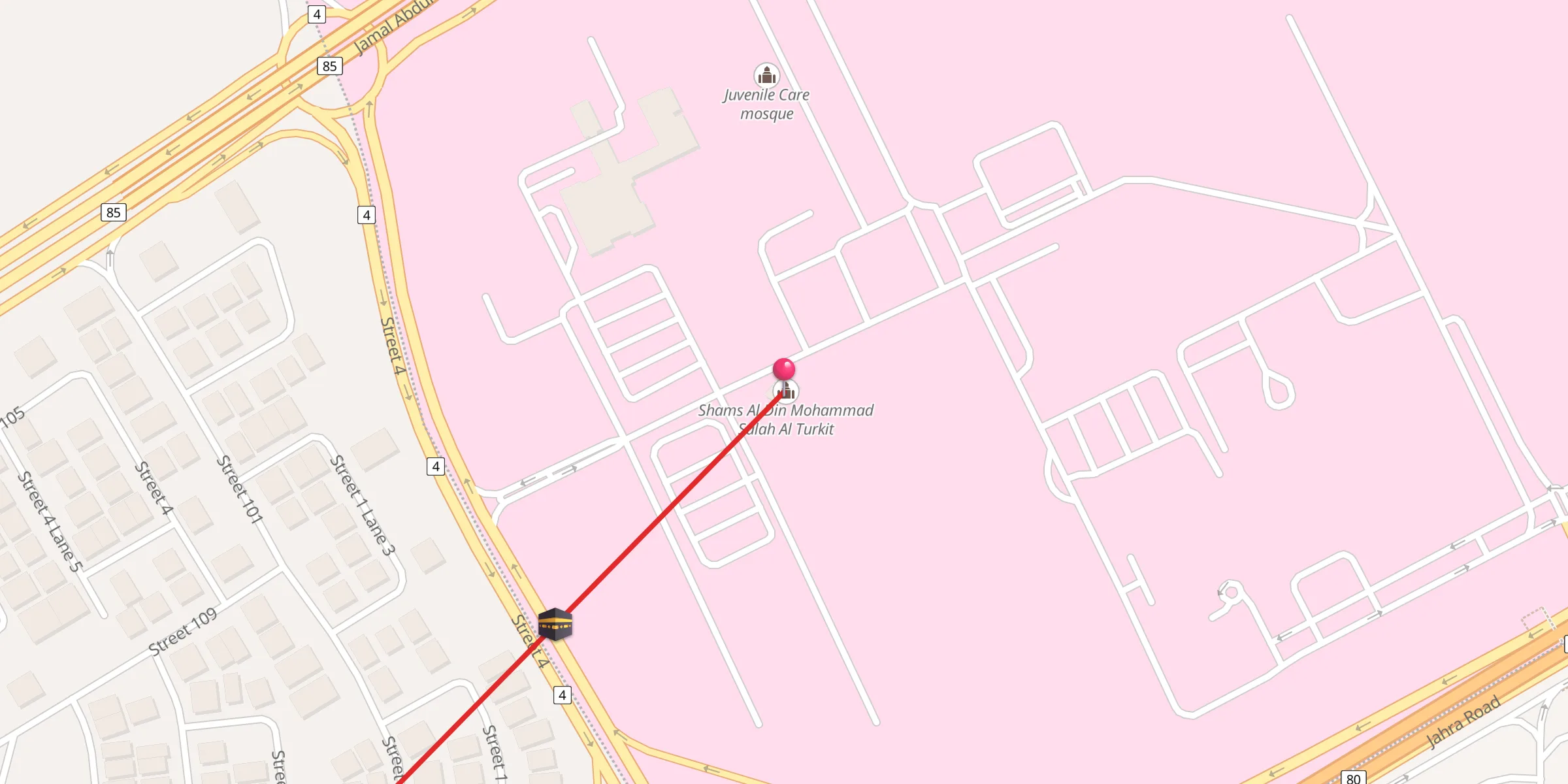Carte de localisation : شمس الدين محمد صالح التركيت