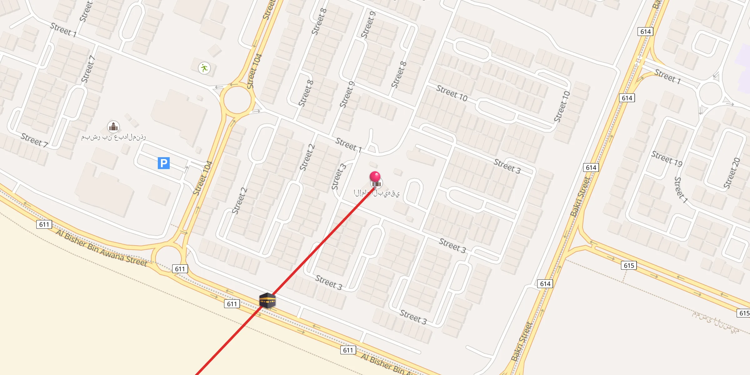 Carte de localisation : الإمام البيهقي