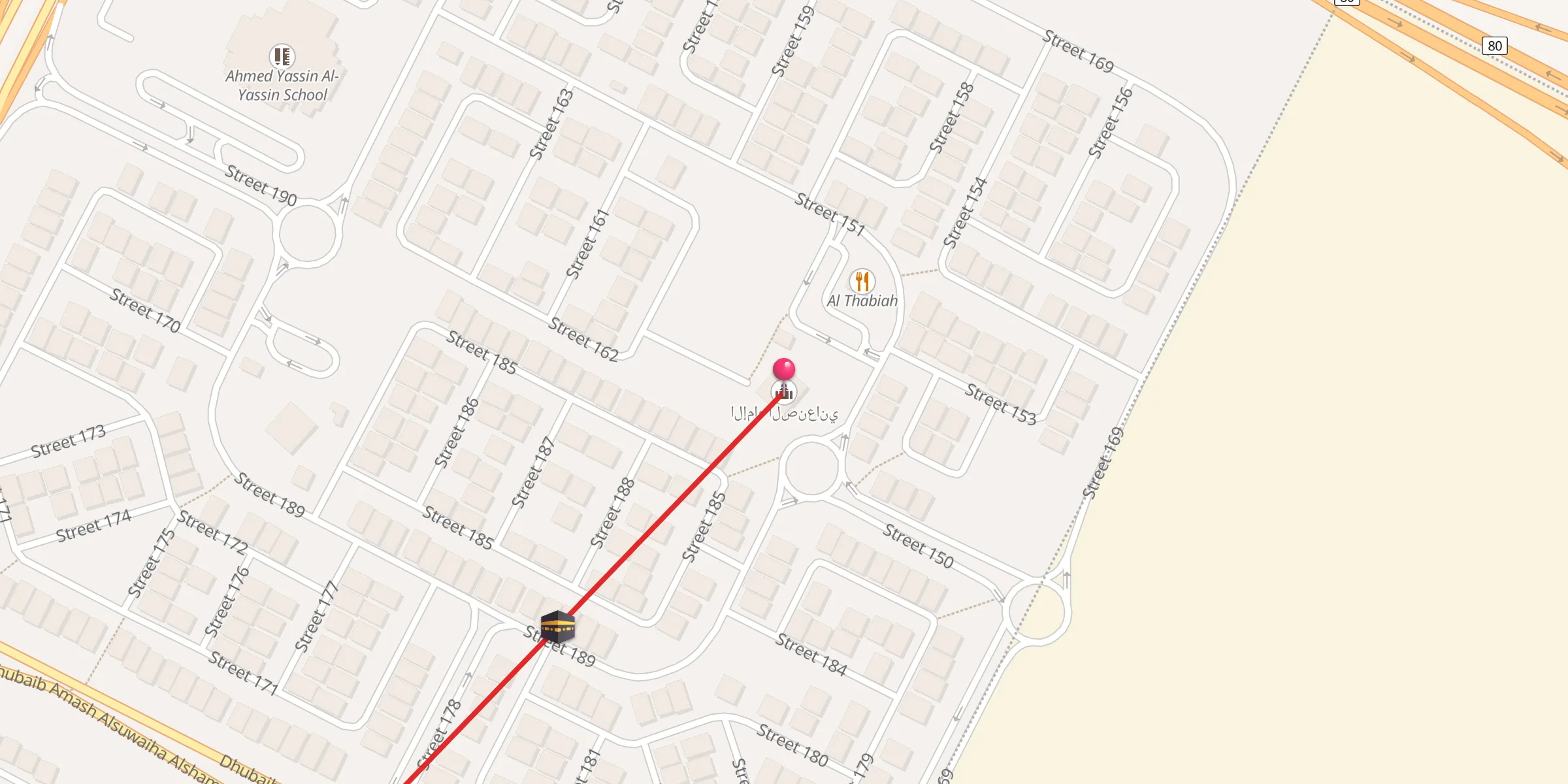 Carte de localisation : الإمام الصنعاني