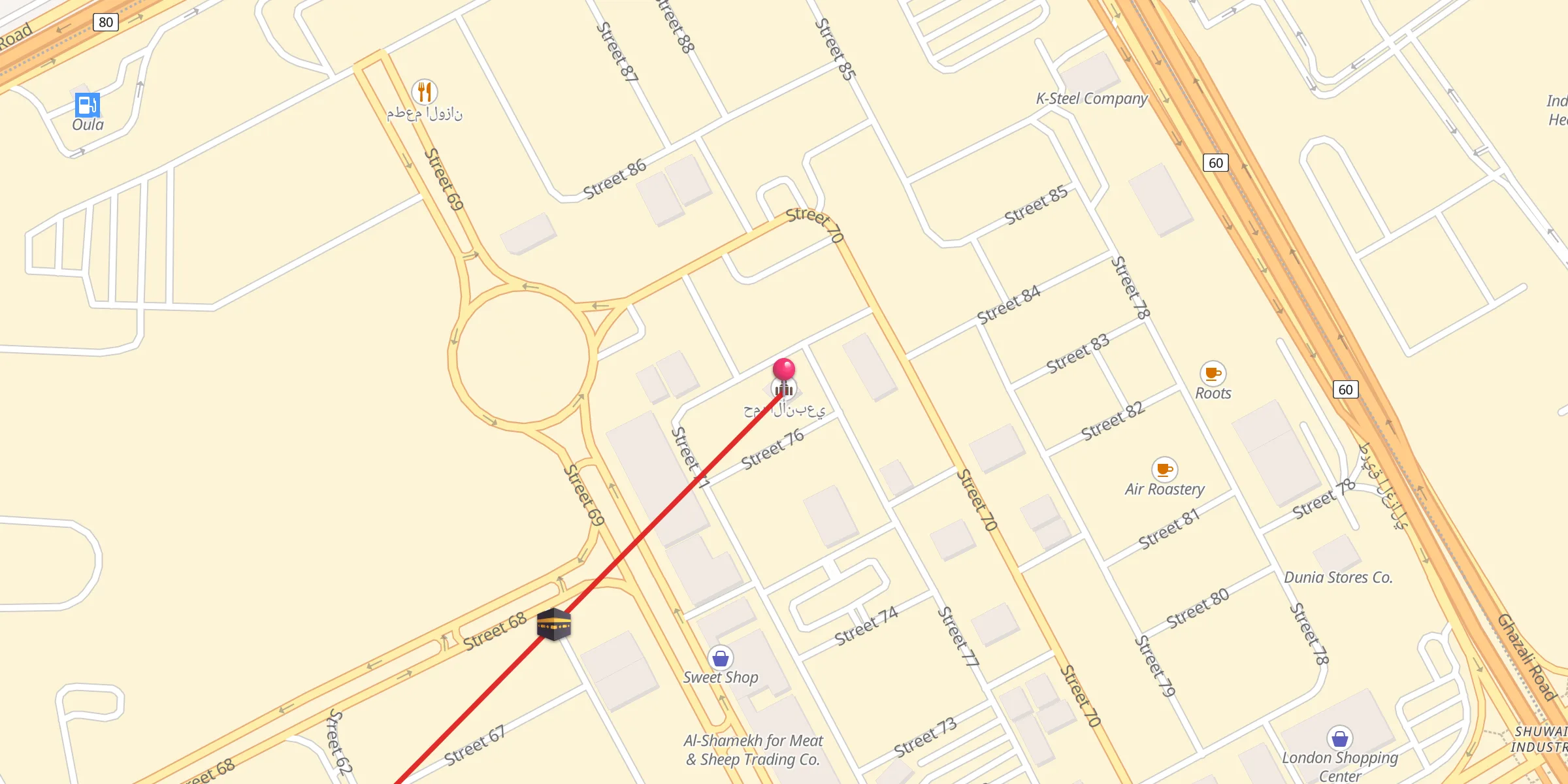 Carte de localisation : حمد الأنبعي