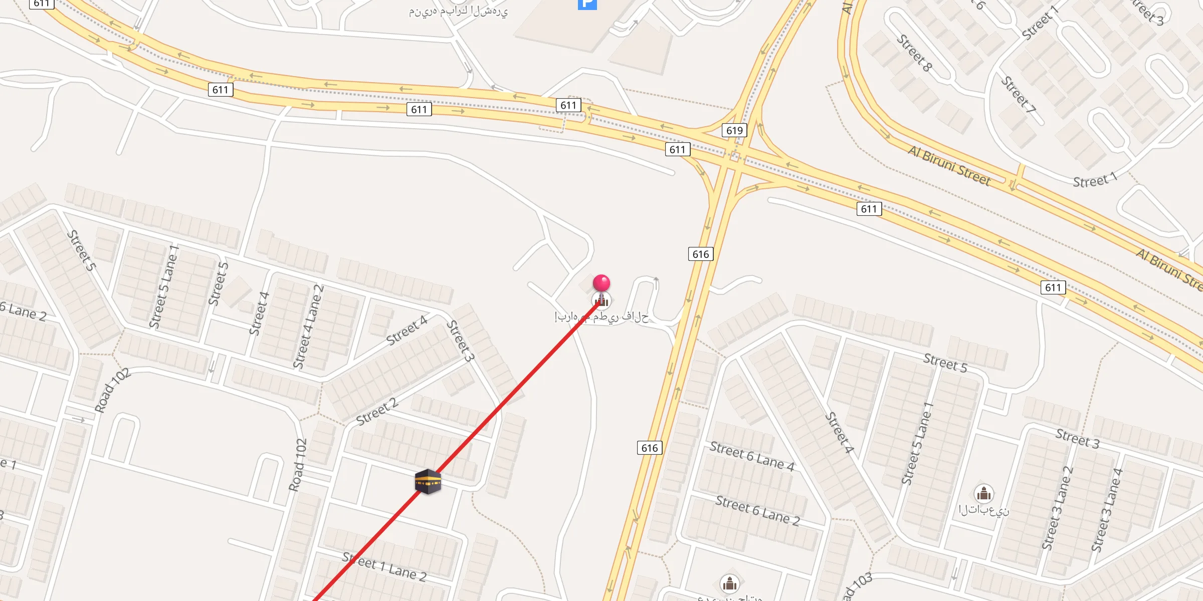 Carte de localisation : إبراهيم مطير فالح