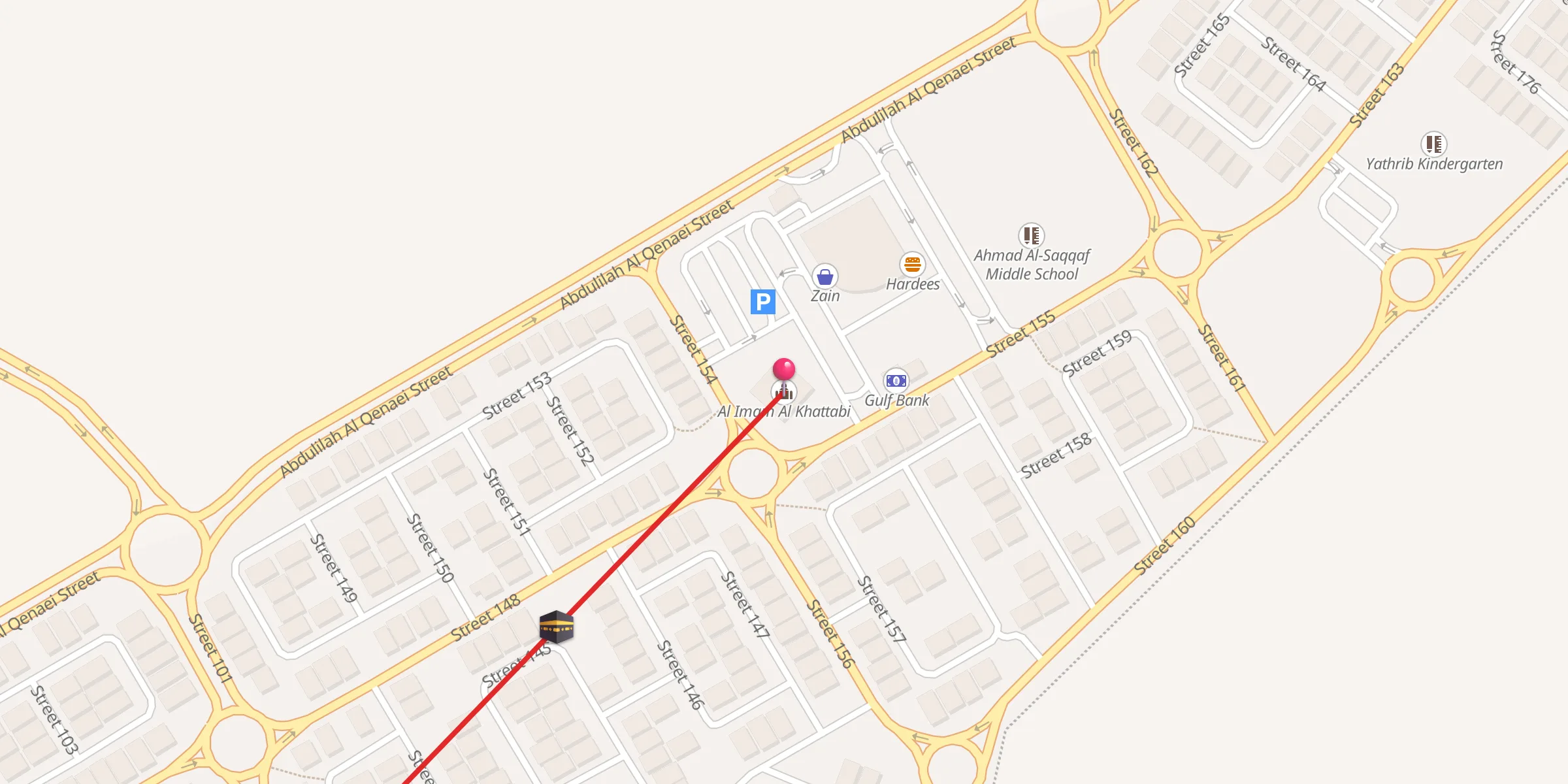 Carte de localisation : الإمام الخطابي