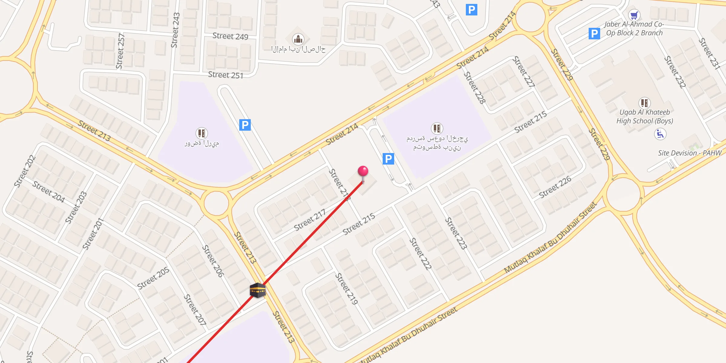 Carte de localisation : الإمام البغوي