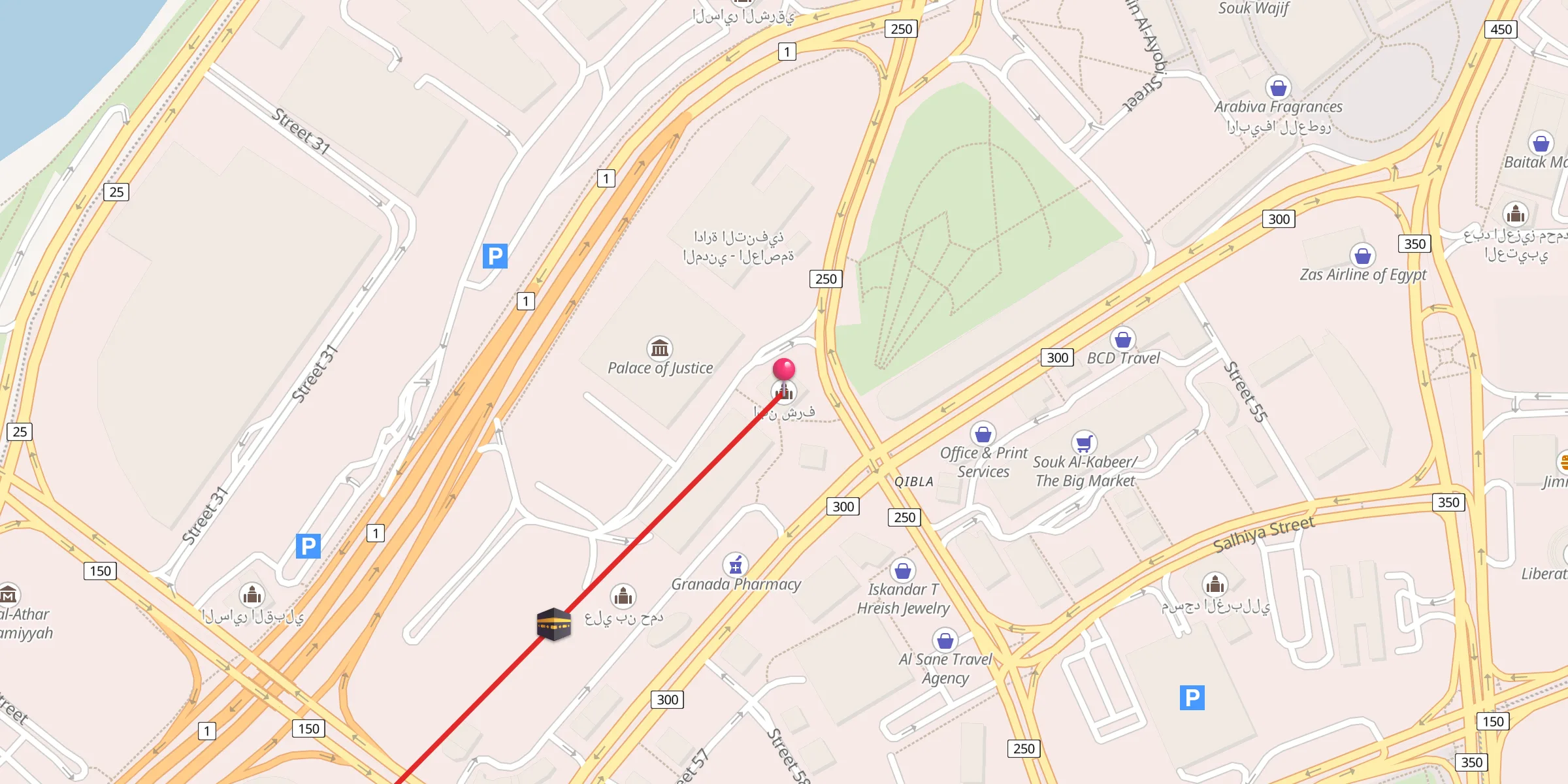 Carte de localisation : ابن شرف
