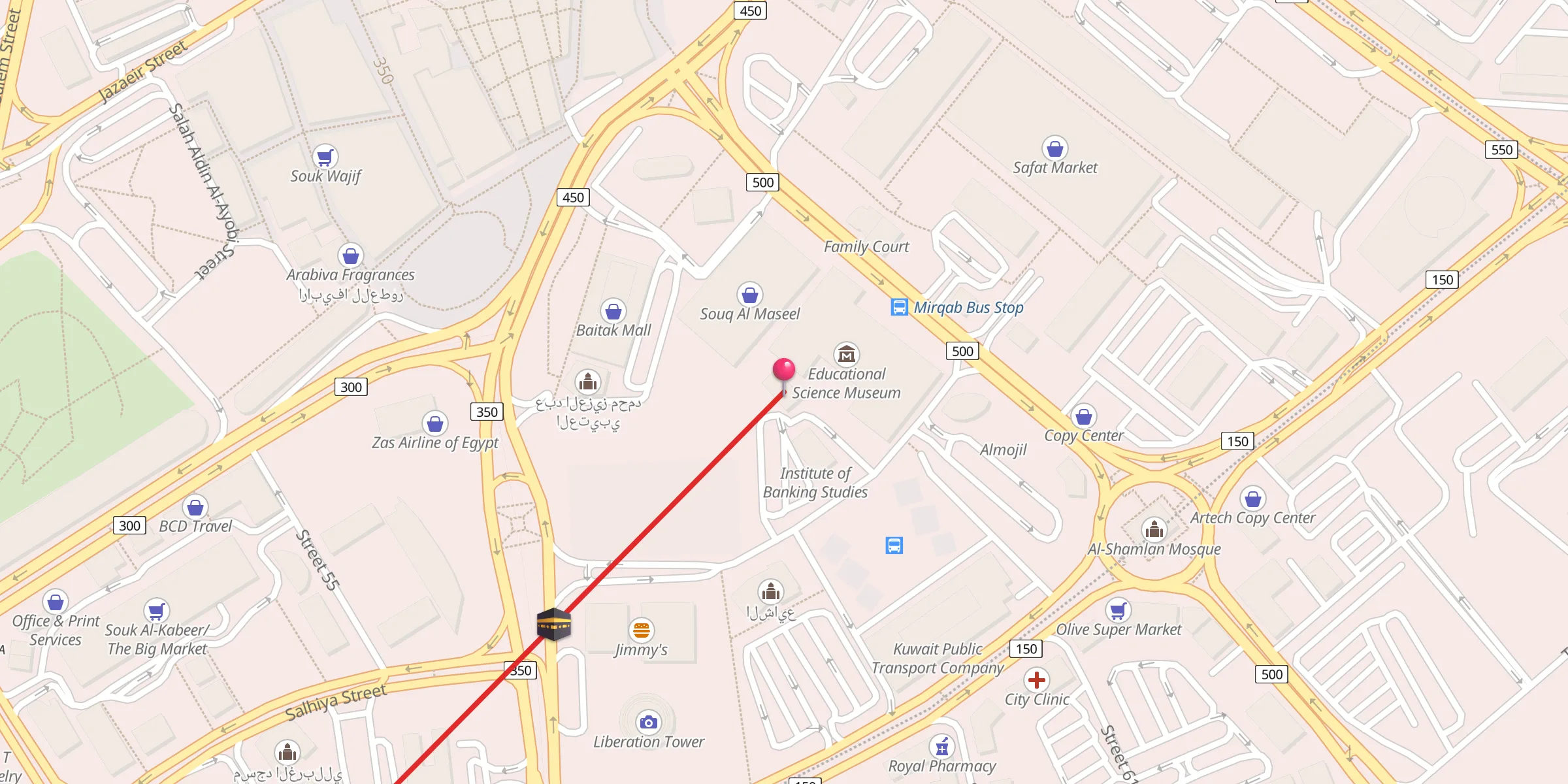 Carte de localisation : الفضالة