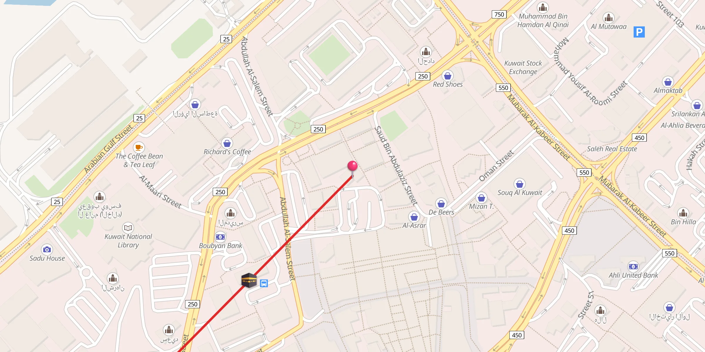 Carte de localisation : الفهد
