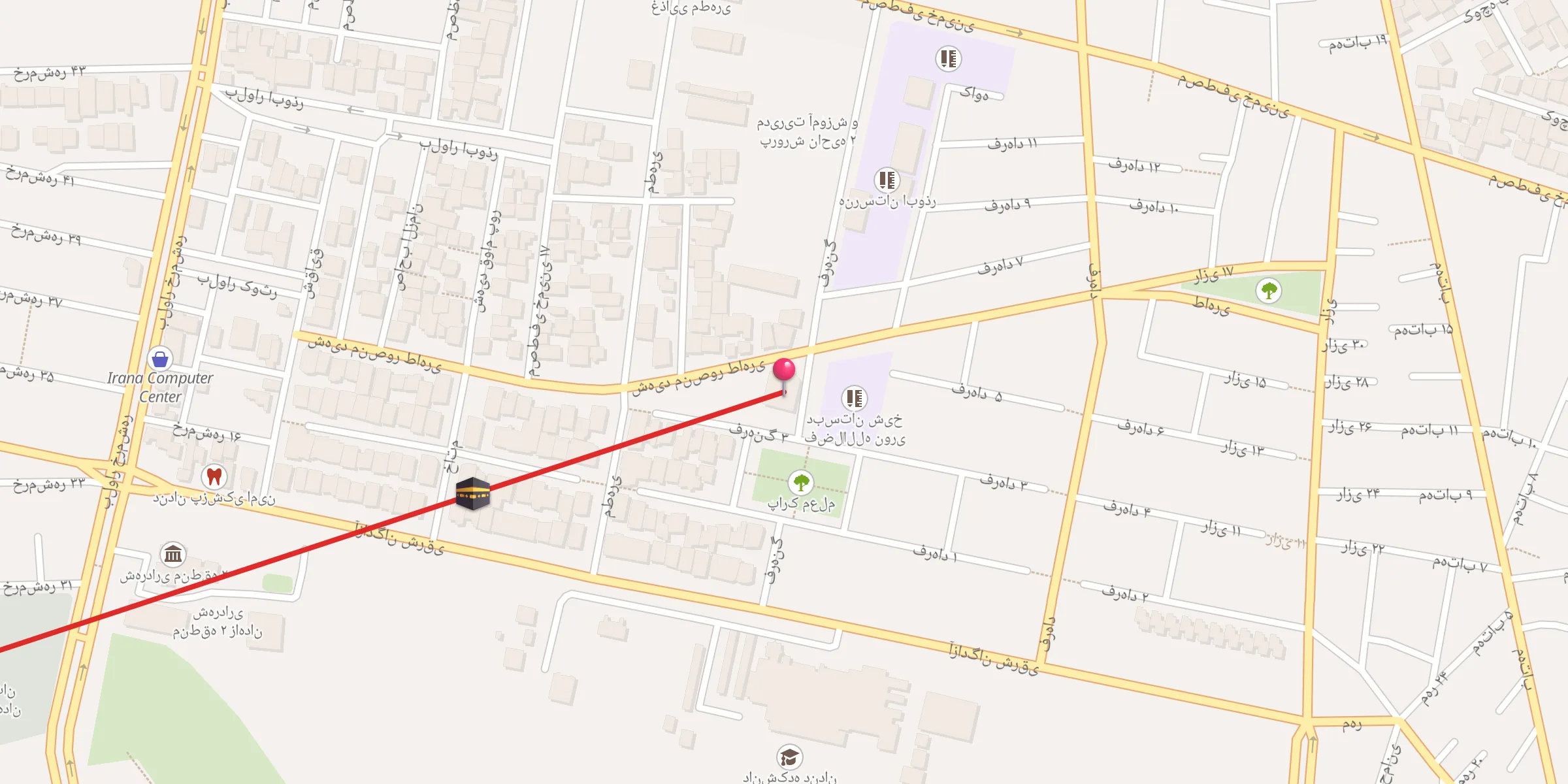 Carte de localisation : مسجد حضرت ابوالفضل