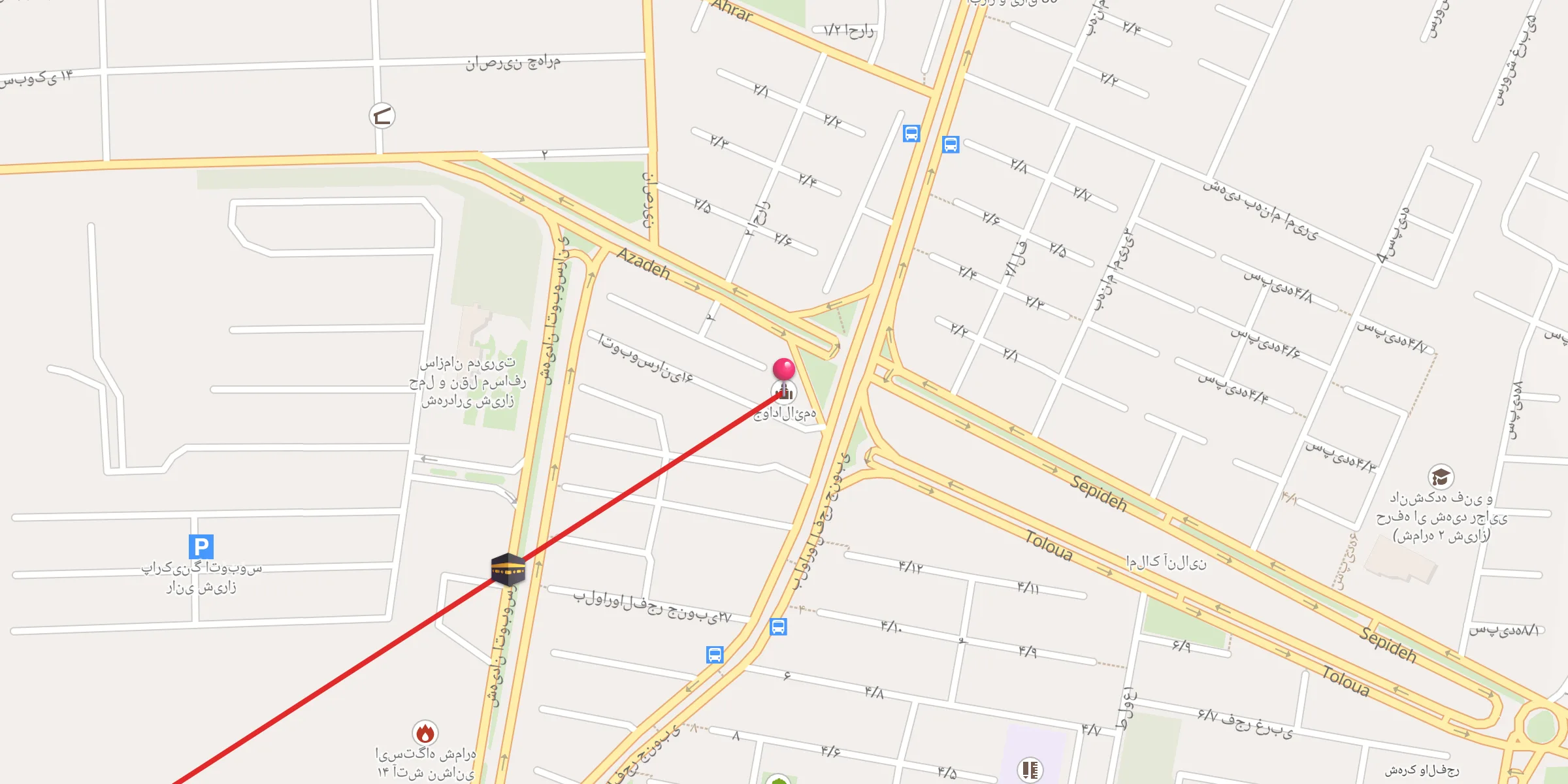 Carte de localisation : جوادالائمه
